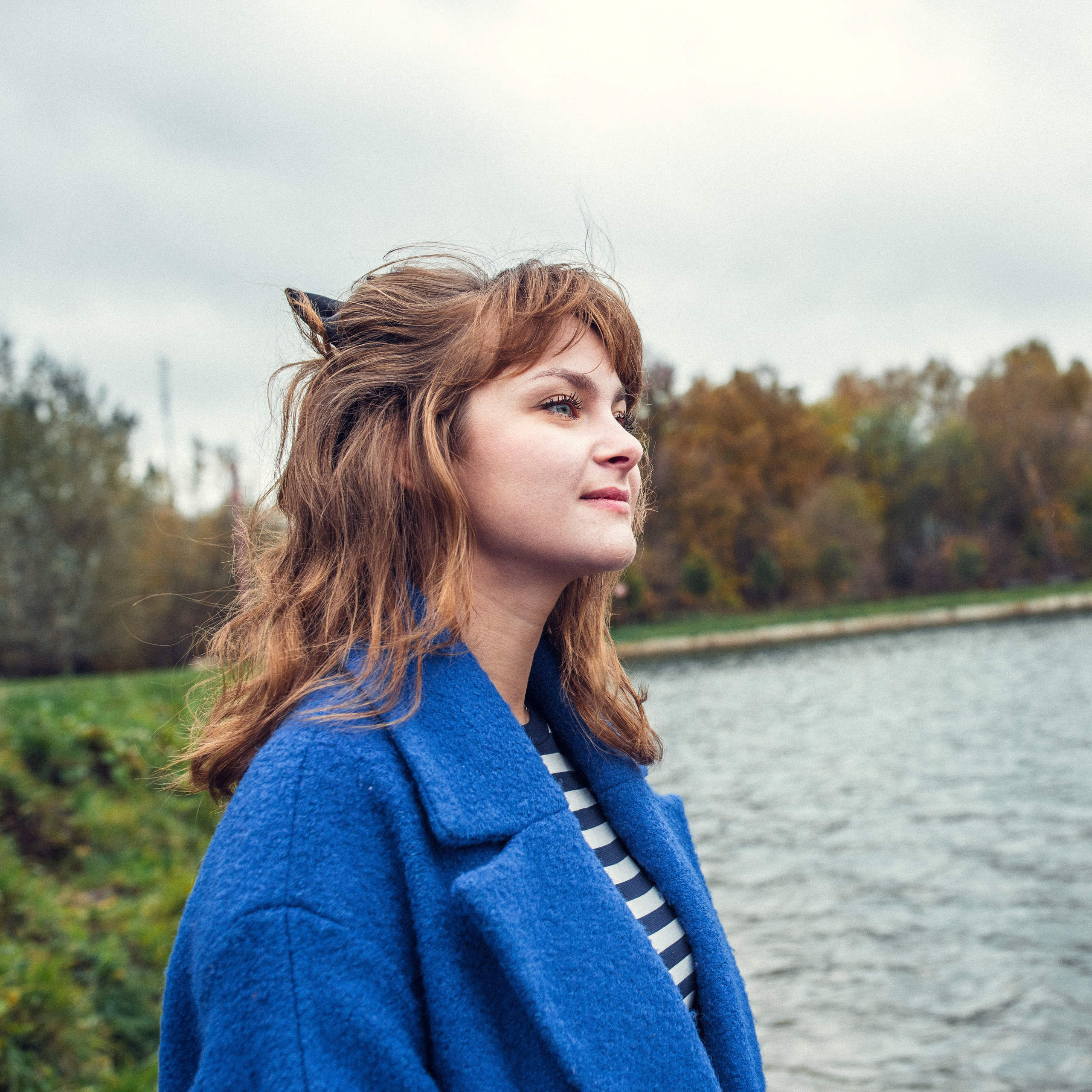 Осенняя прогулка Анны в Кусково. Фотограф — Евгений Свистков