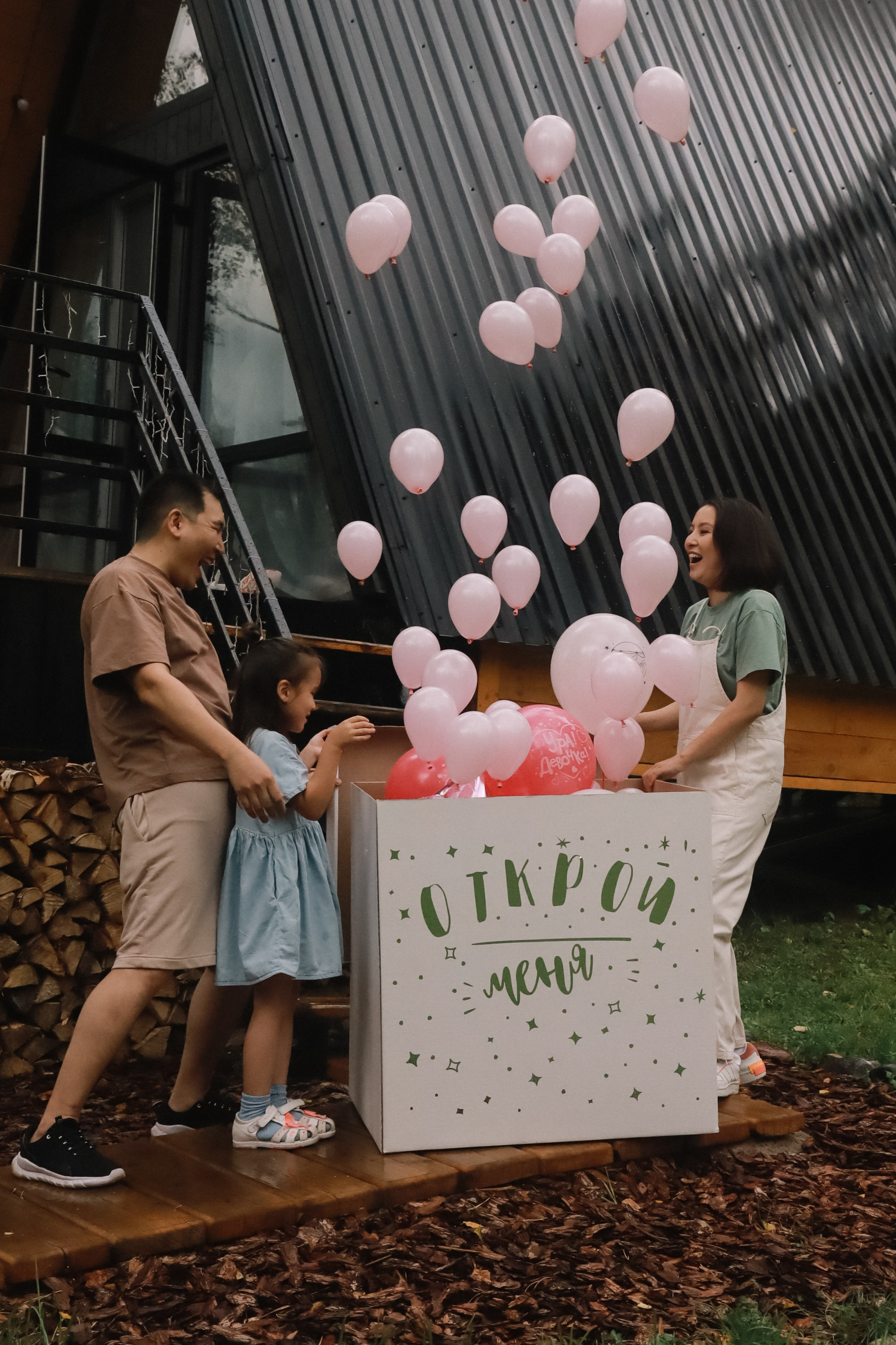 Гендер-пати с воздушными шариками в Томске. Семейный фотограф в Томске Максимова Екатерина