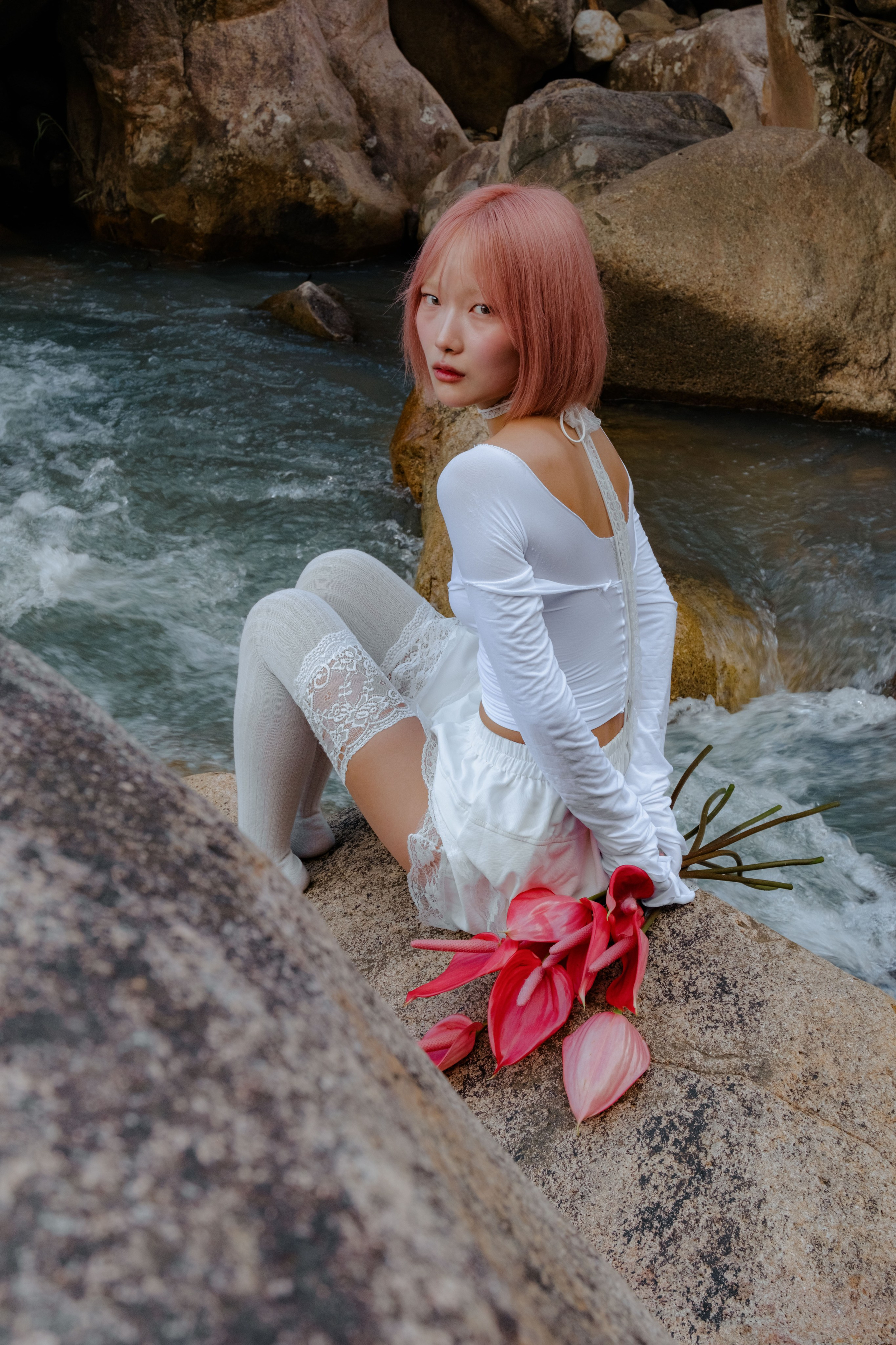 Location "Ba Ho Waterfall". Portrait photographer Nha Trang | Julia Meshanina