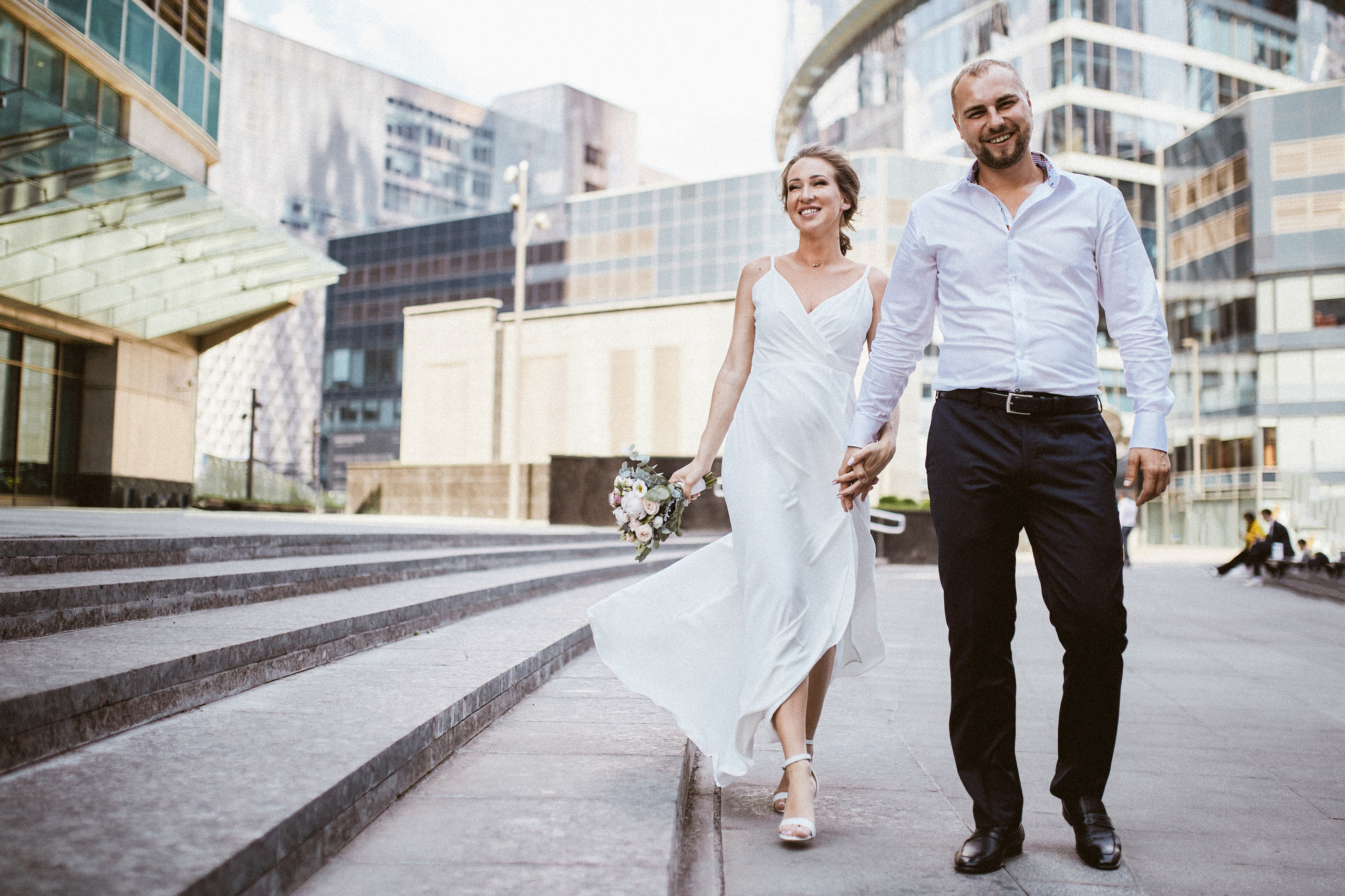 Свадьба в Сити. Портретный фотограф в Москве Мария Варлей