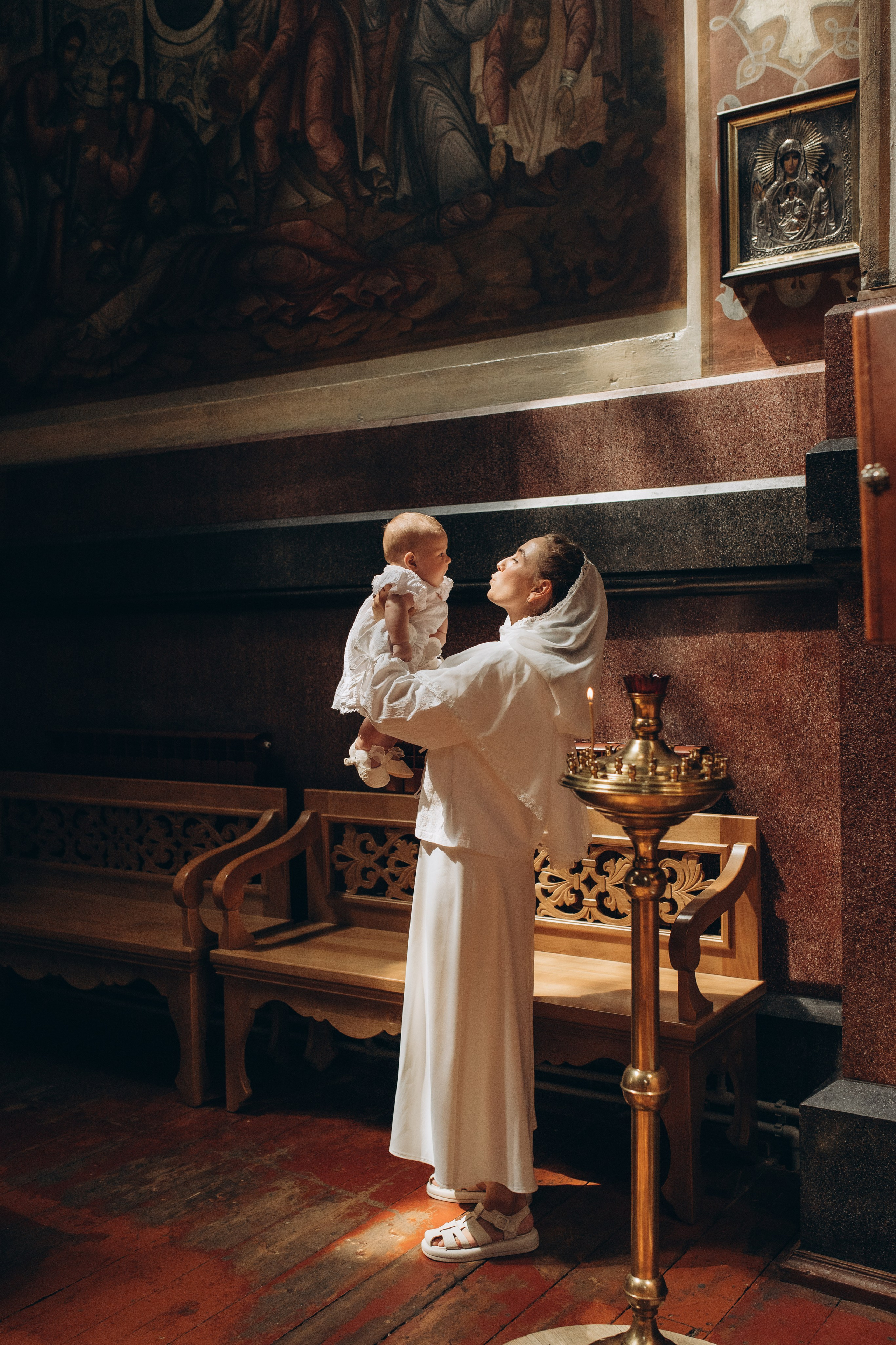 Крещение Марии. Семейный фотограф в Краснодаре Виктория Кокоулина