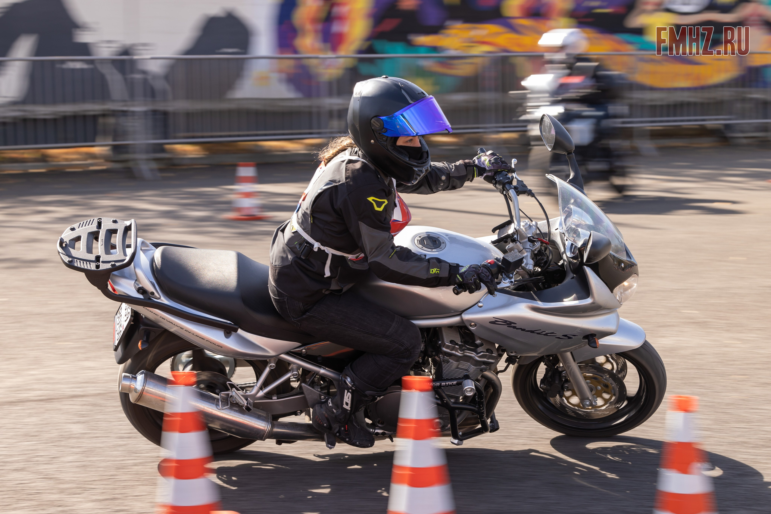 Соревнования по мотоджимхане на площадке Мосгортранс 15.09.2024. Фотограф Владимир Охрименко