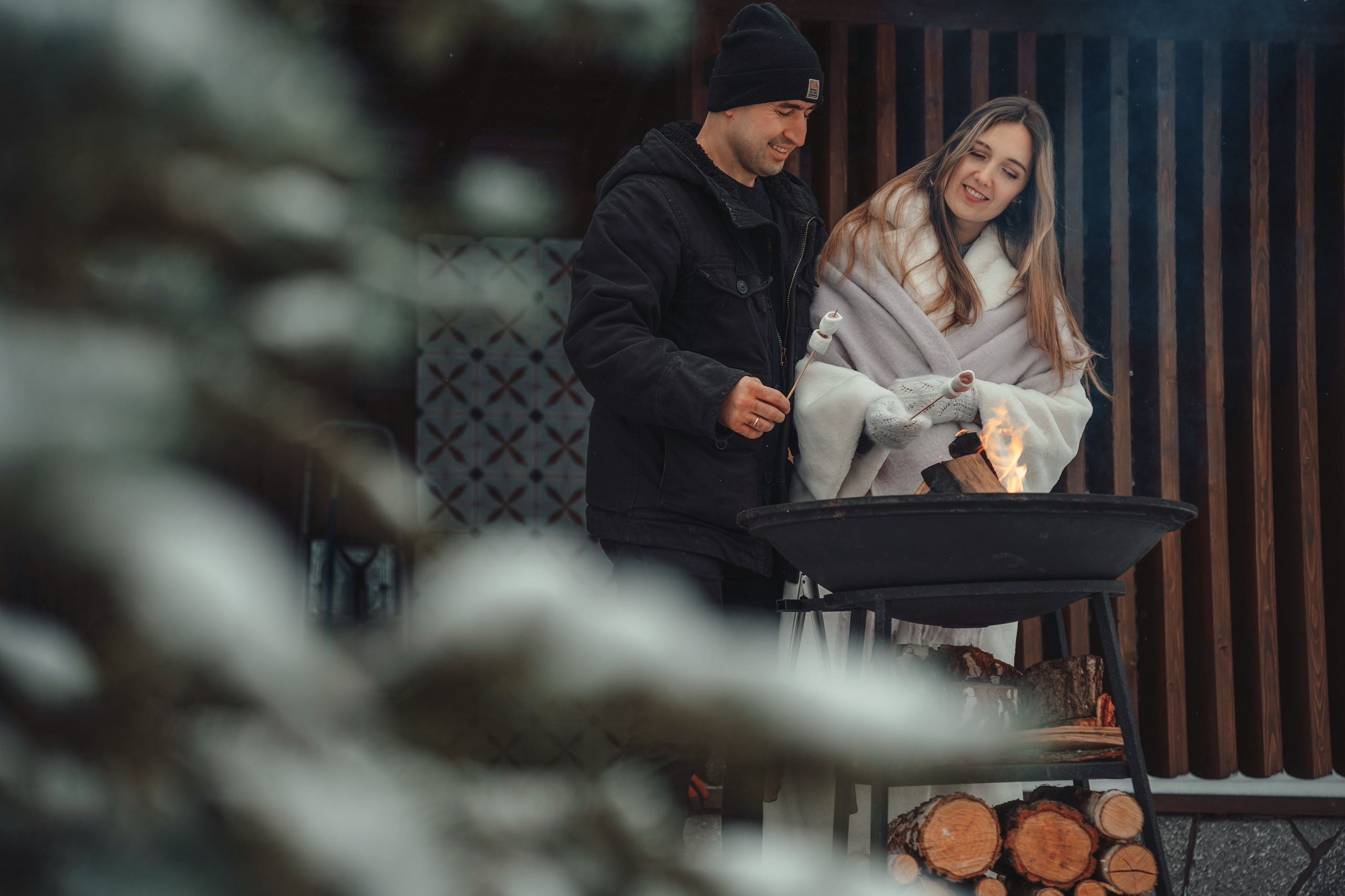 Олег и Лиза новогоднее. Фотограф Женя Пашкина