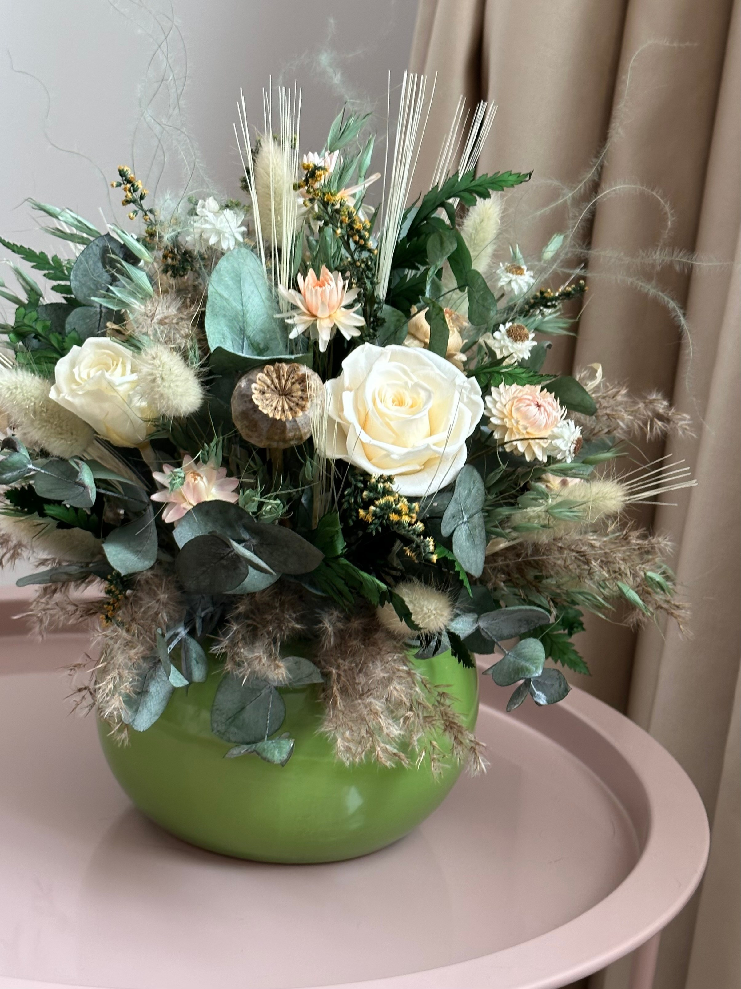 Примеры работ. Стабилизированные цветы Букеты Москва