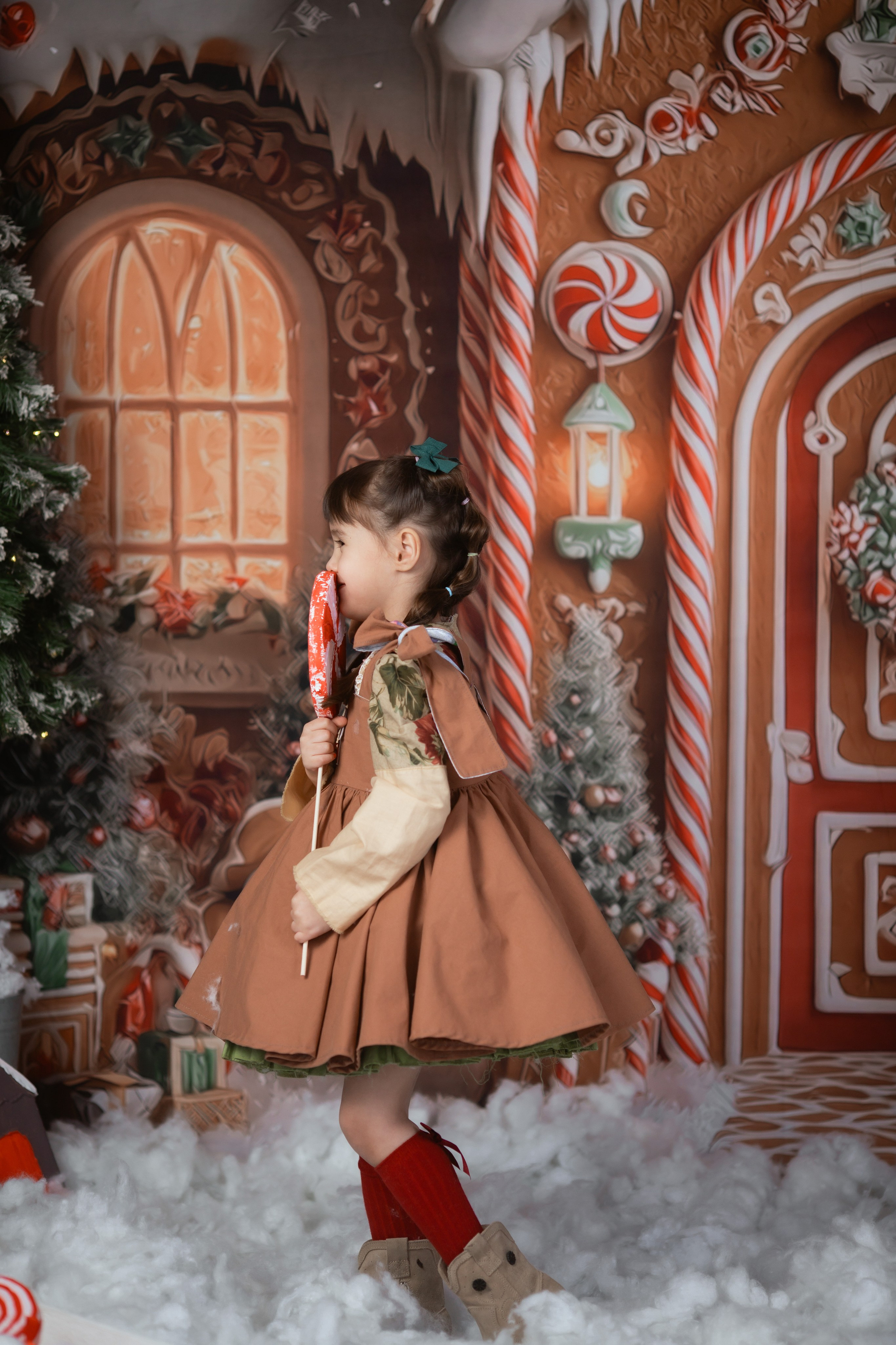 Детский фотопроект «Пряничный домик». Фотостудия Фонарь