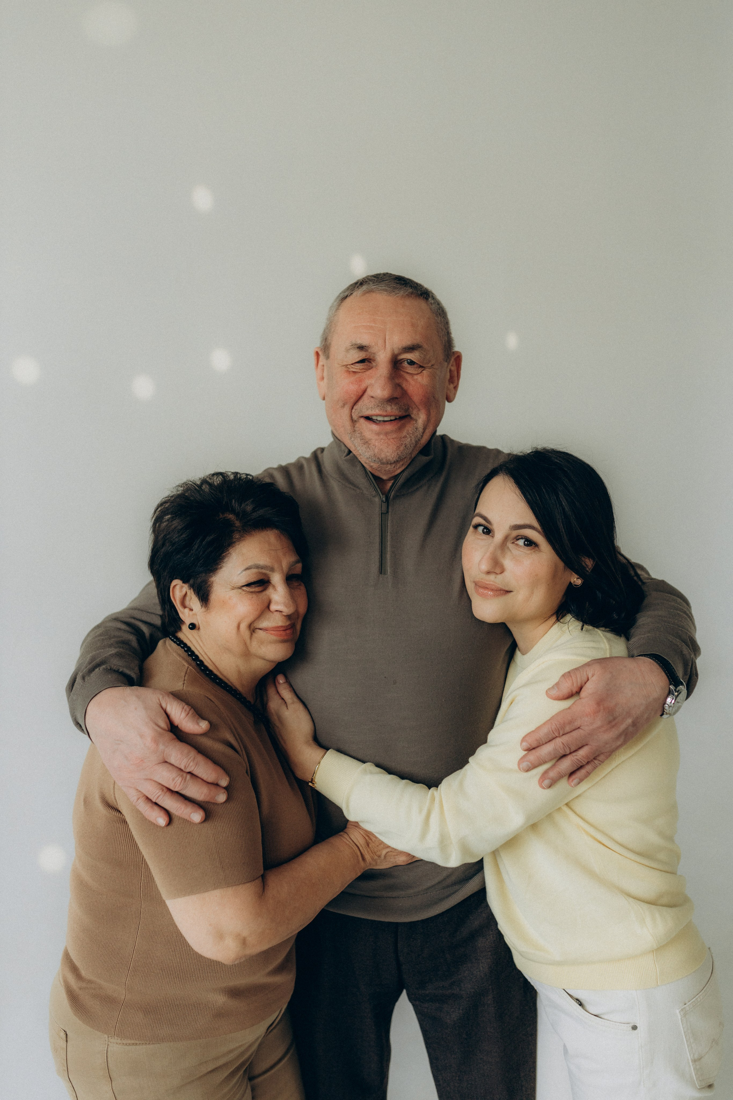 Семейная съёмка на циклораме. Фотограф НОГИНСК, Москва, Анастасия Белая