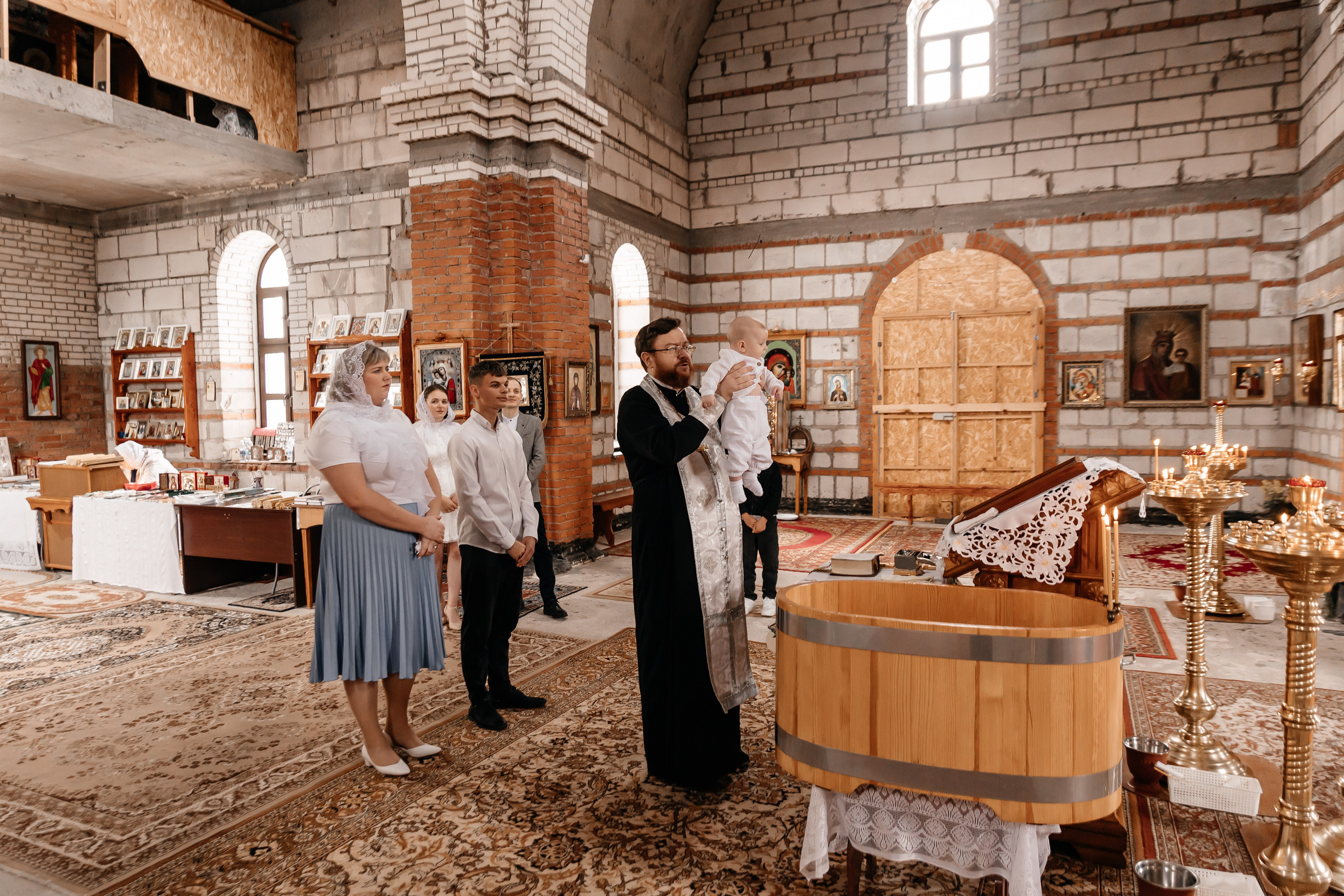 Крещение Максима. Семейный фотограф Минск Усова Ольга