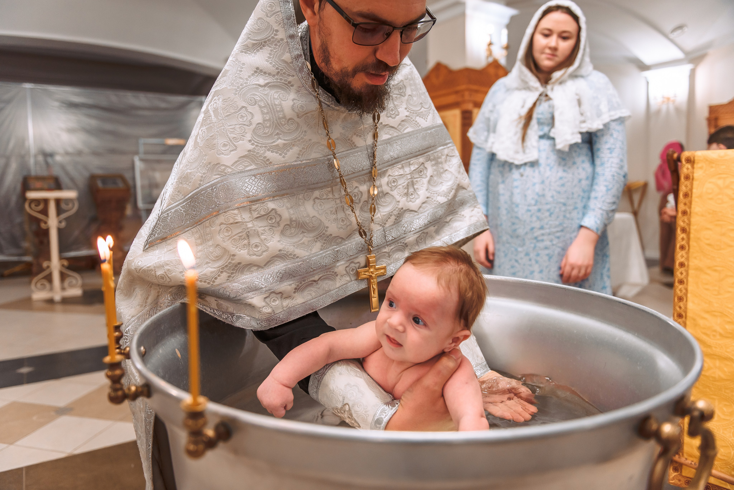 Крещение в Храме иконы Божией Матери Неупиваемая Чаша. Свадебный и семейный фотограф в Москве Юлия Винник