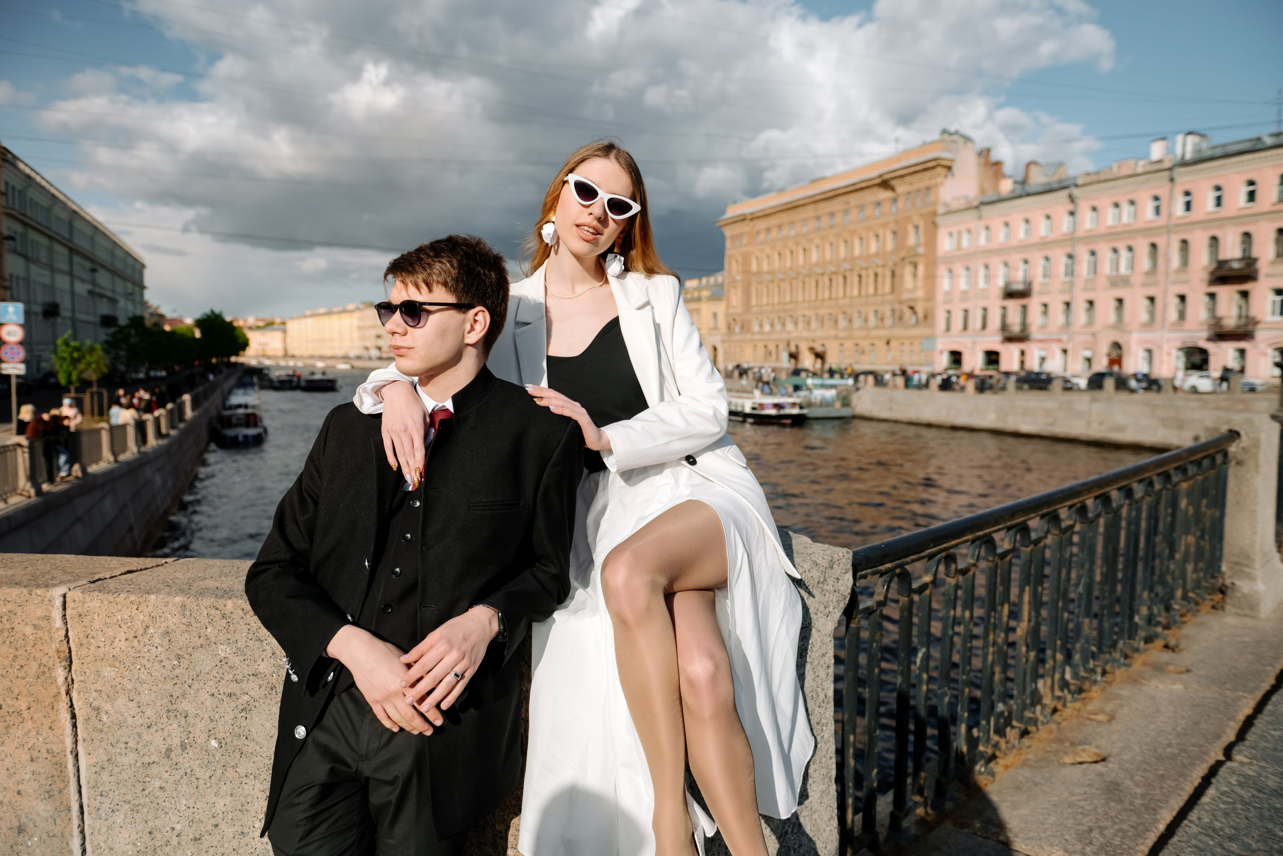 Прогулка у моста. Свадебный и сеейный фотограф в Санкт-Петербурге Елена Худякова