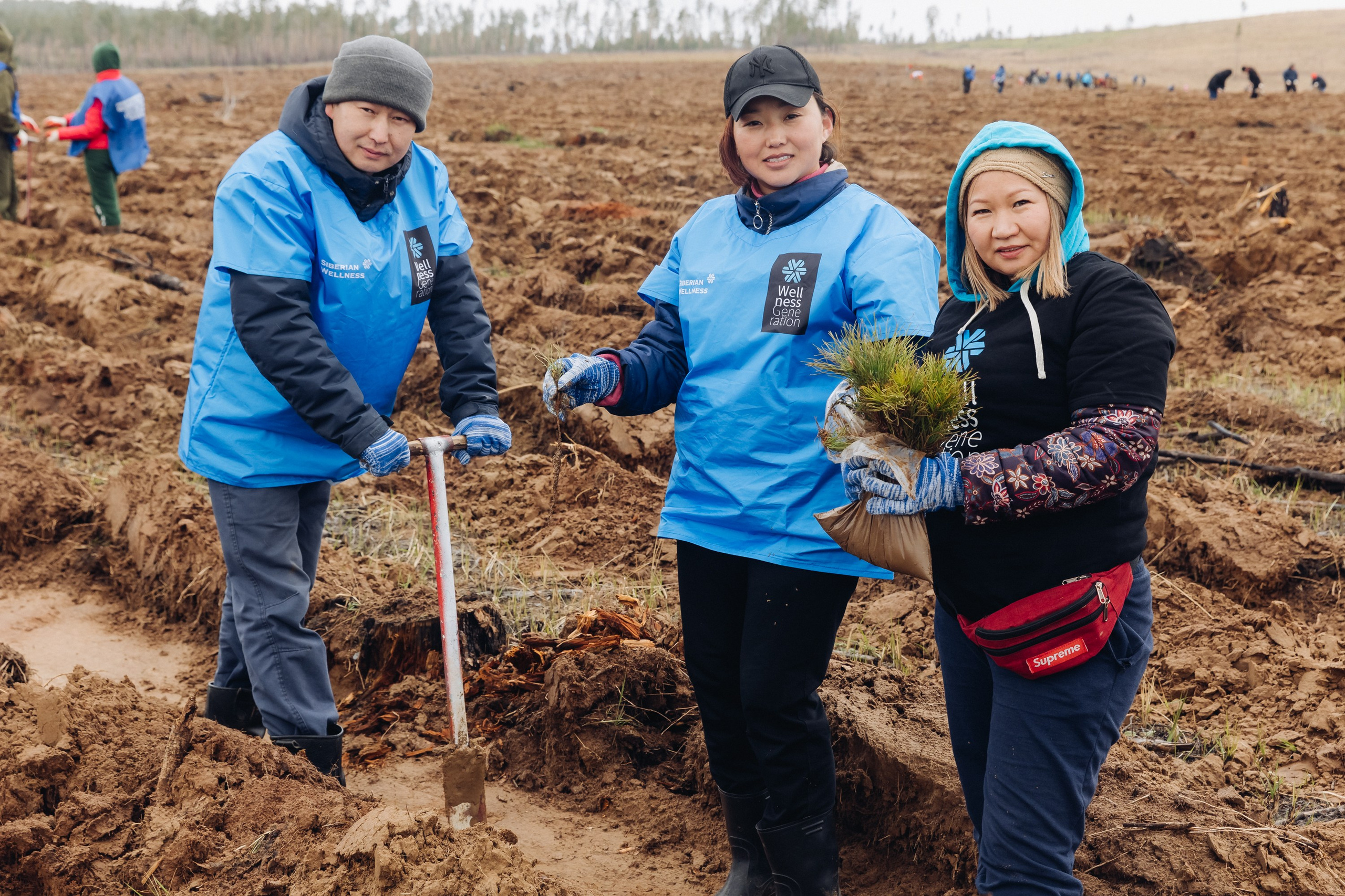 Siberian wellness. Ежегодная акция по посадке деревьев. Свадебный и семейный фотограф в Улан-Удэ