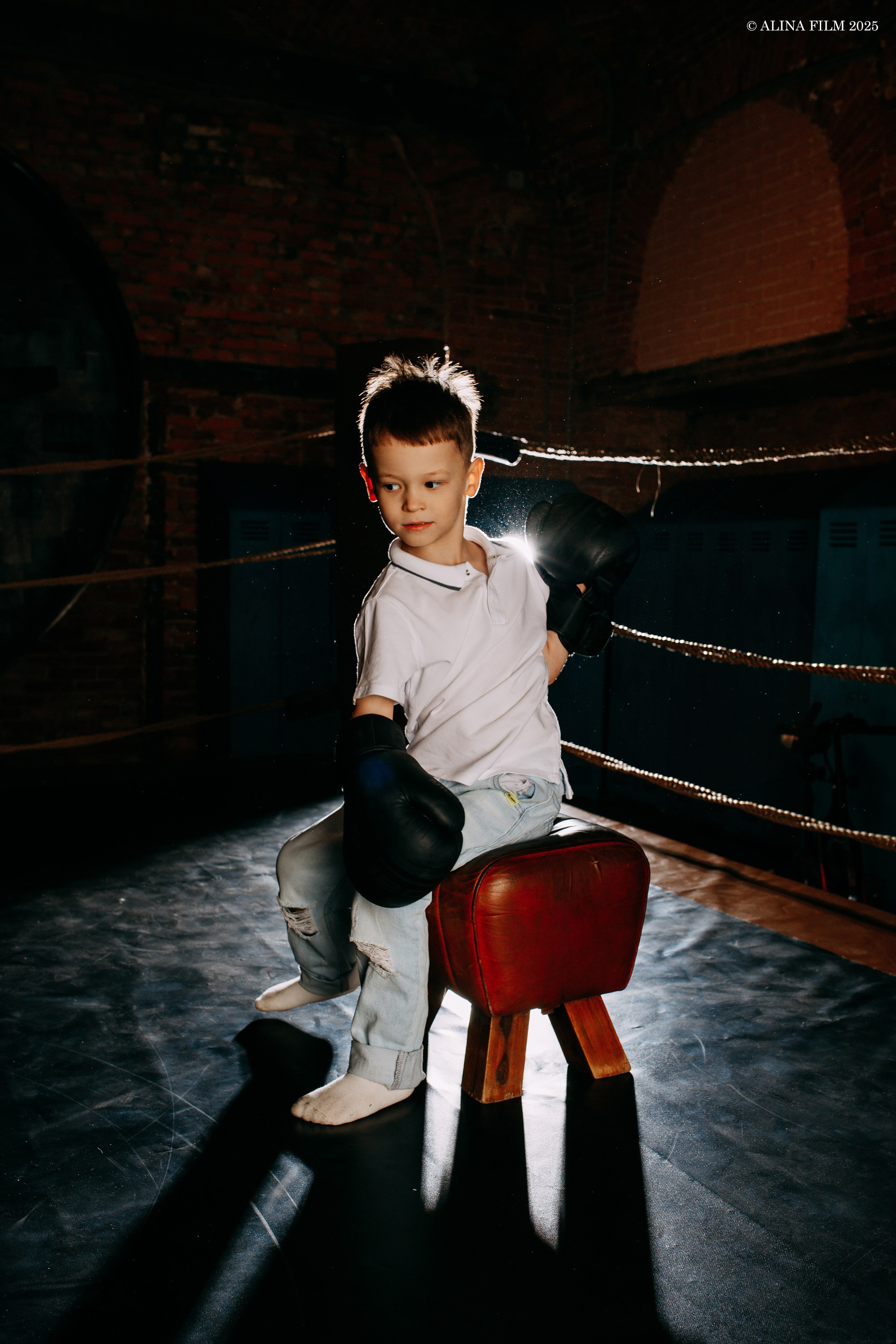 Семейная фотосессия на ринге. Фотограф в Санкт-Петербурге Alina Film