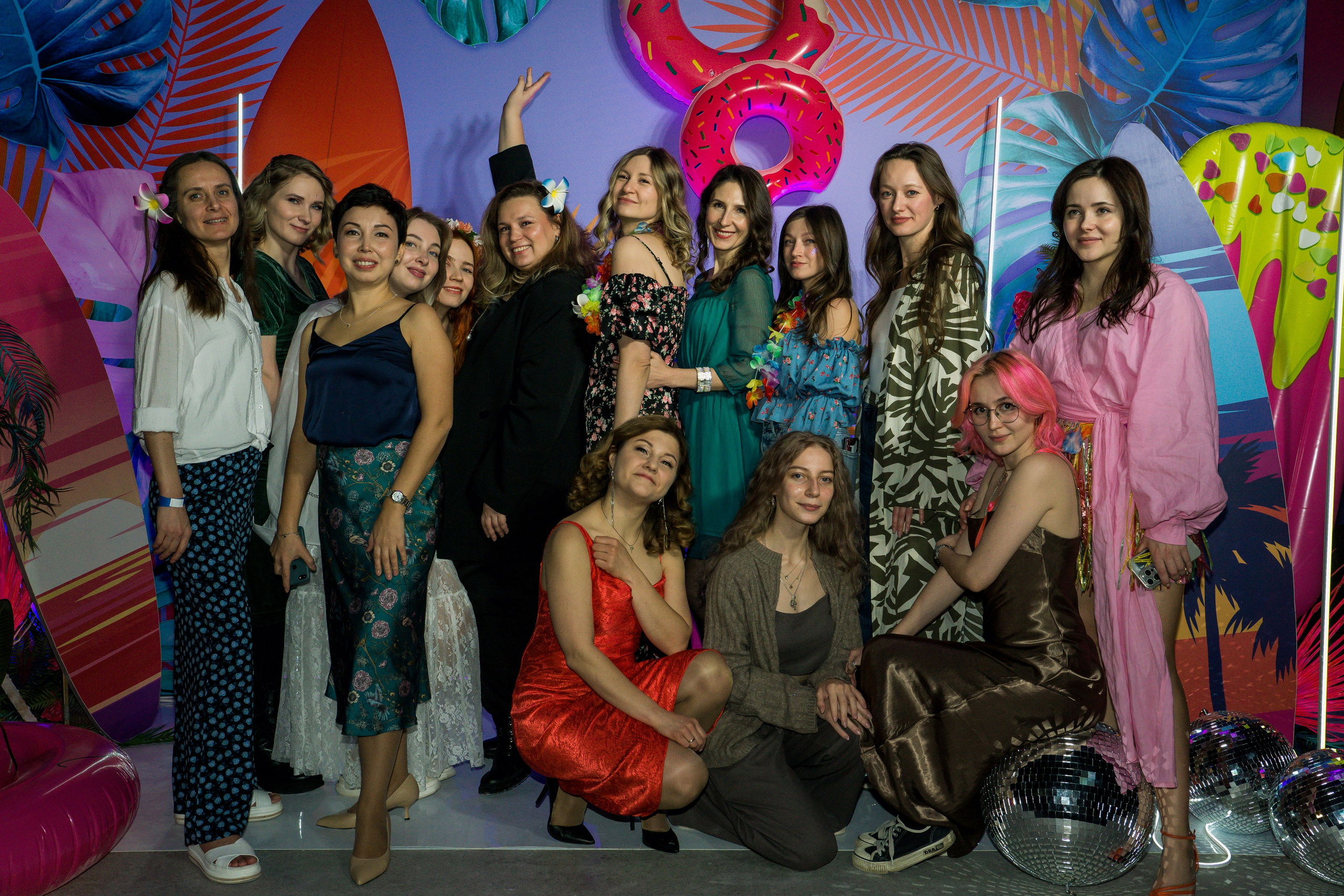 МТС корпоратив Гавайская вечеринка. Фотограф