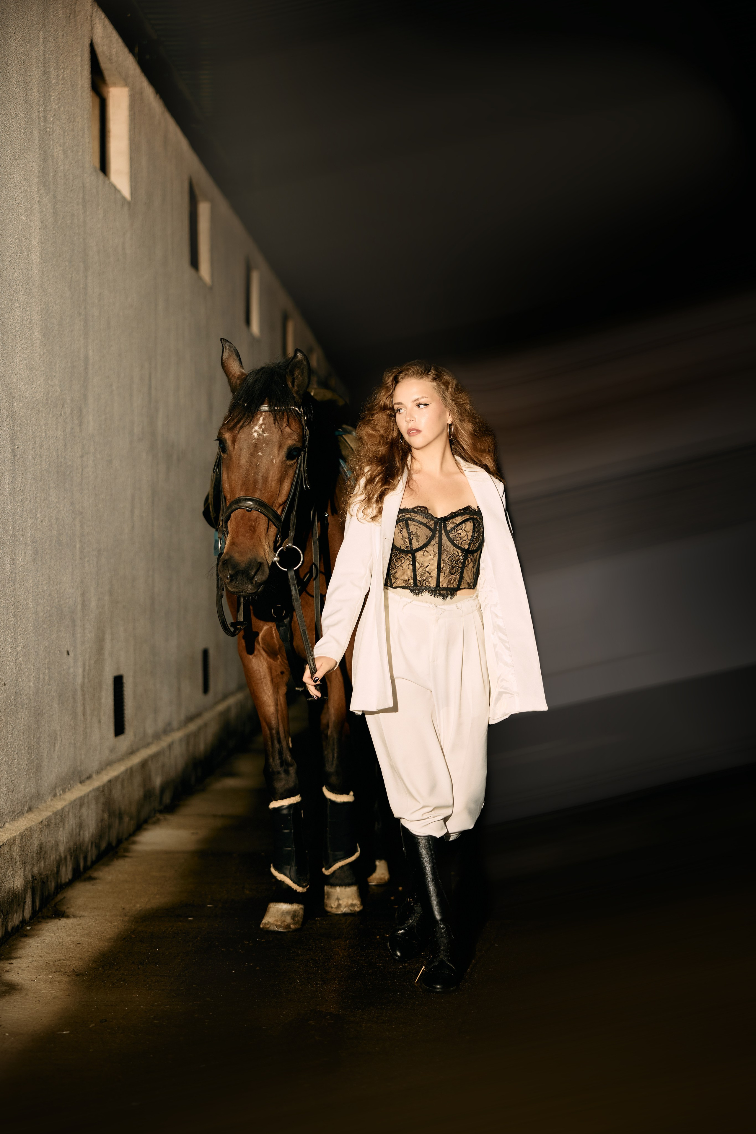 Съемка на конюшне. Сергей Ирклиенко