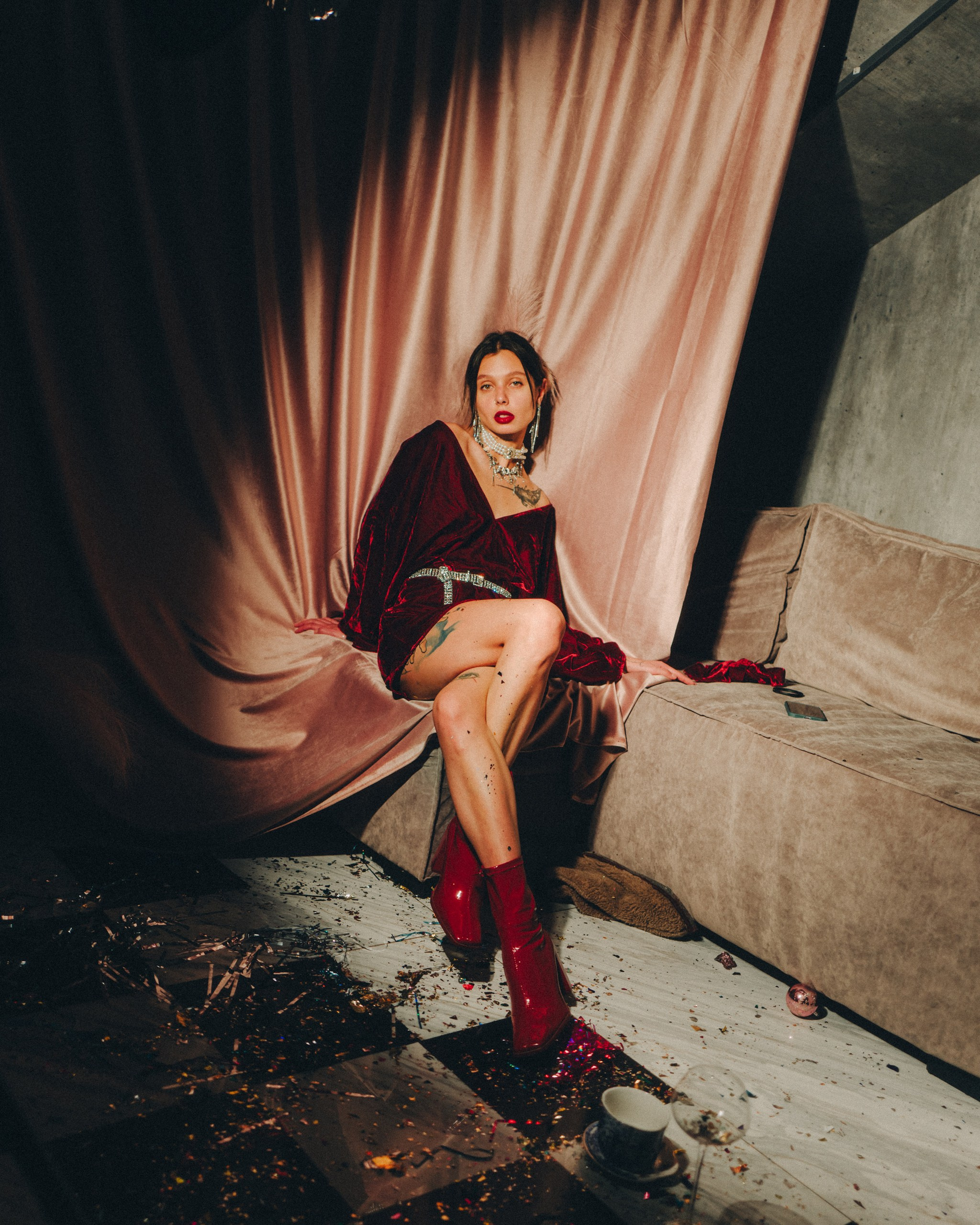 Тася «Новый Год». Никита Линейцев — индивидуальный портретный фотограф в Москве и Иркутске