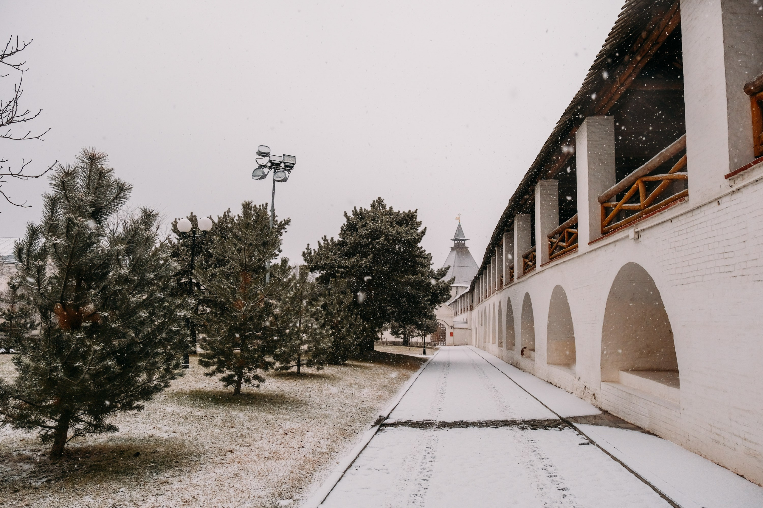 Снегопад. Фотограф Анатолий Деникин