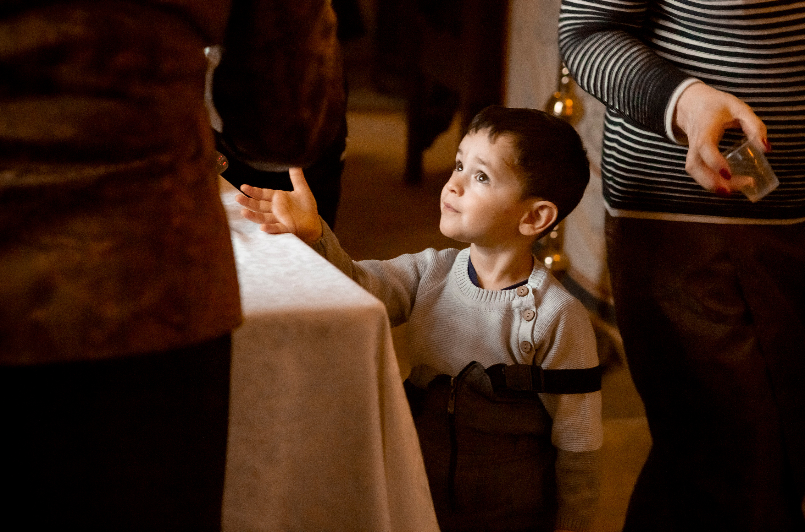 Служба в храме Благовещения в Павловской Слободе. Фотограф на крестины