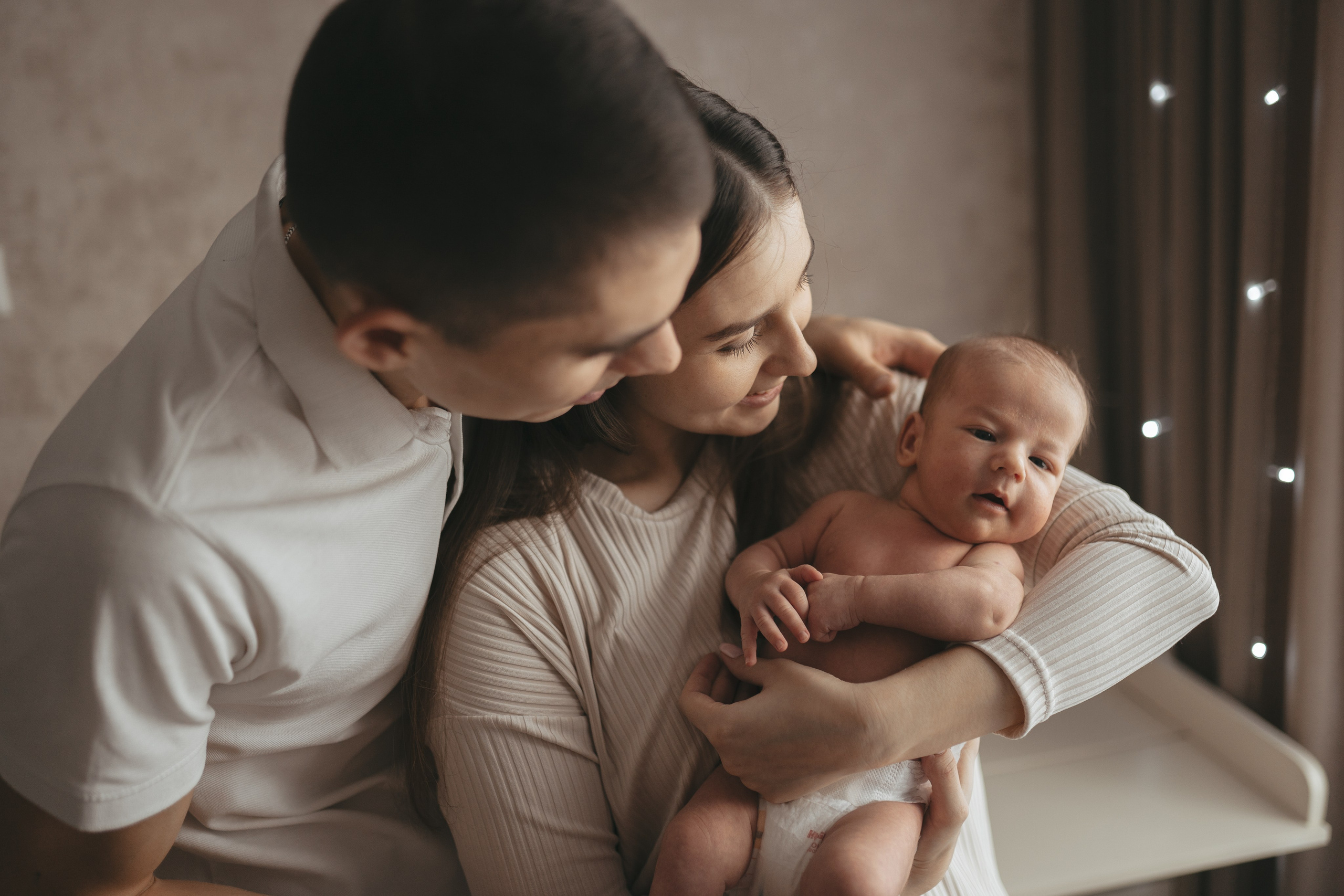 Наташа, Сергей и малыш Александр. Семейный и контент фотограф в Москве и Троицке Горелова Лизавета