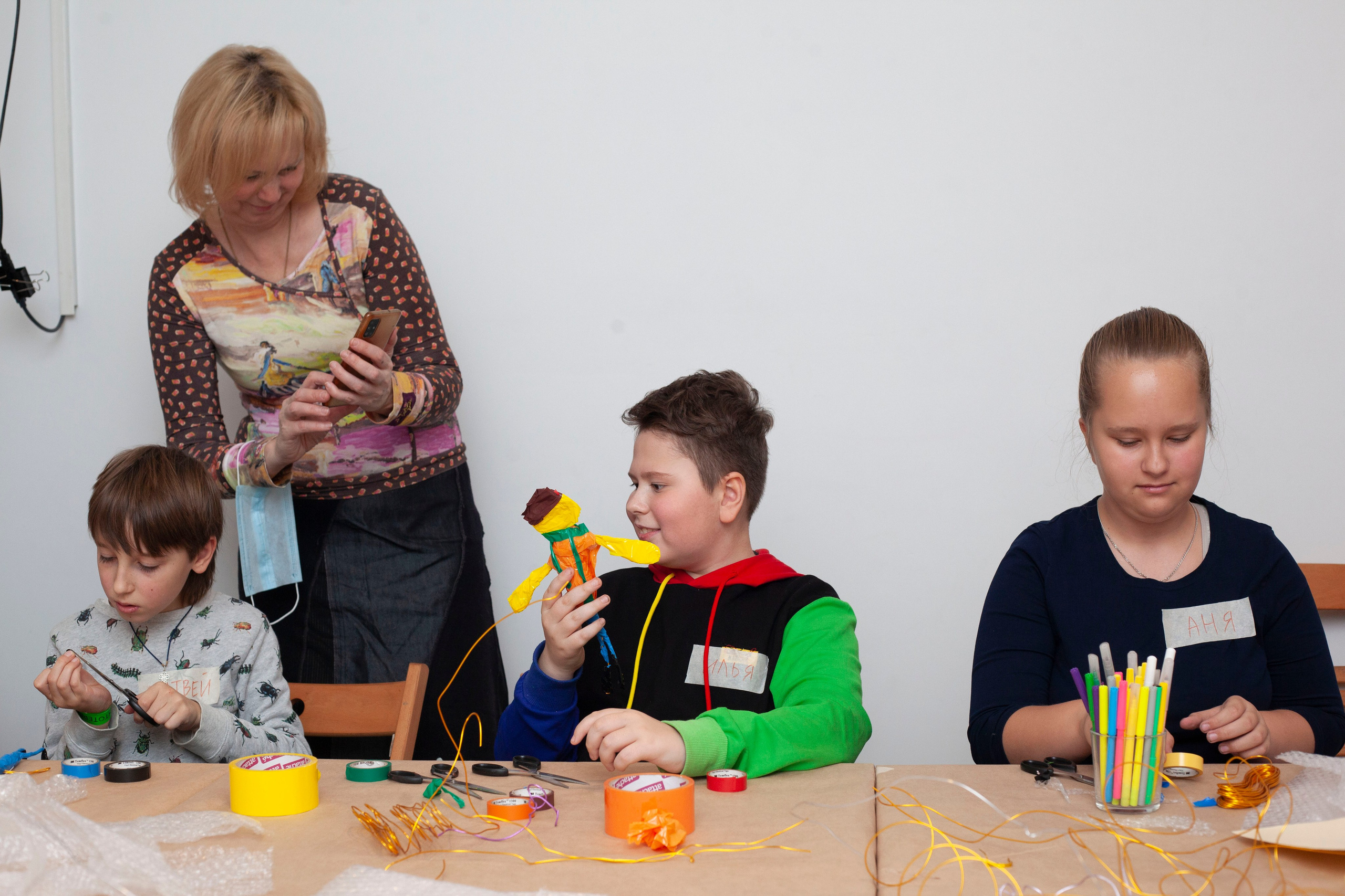 Детский мастер-класс в ММОМА. Stanislav Baryshev — People. Emotions. Atmosphere