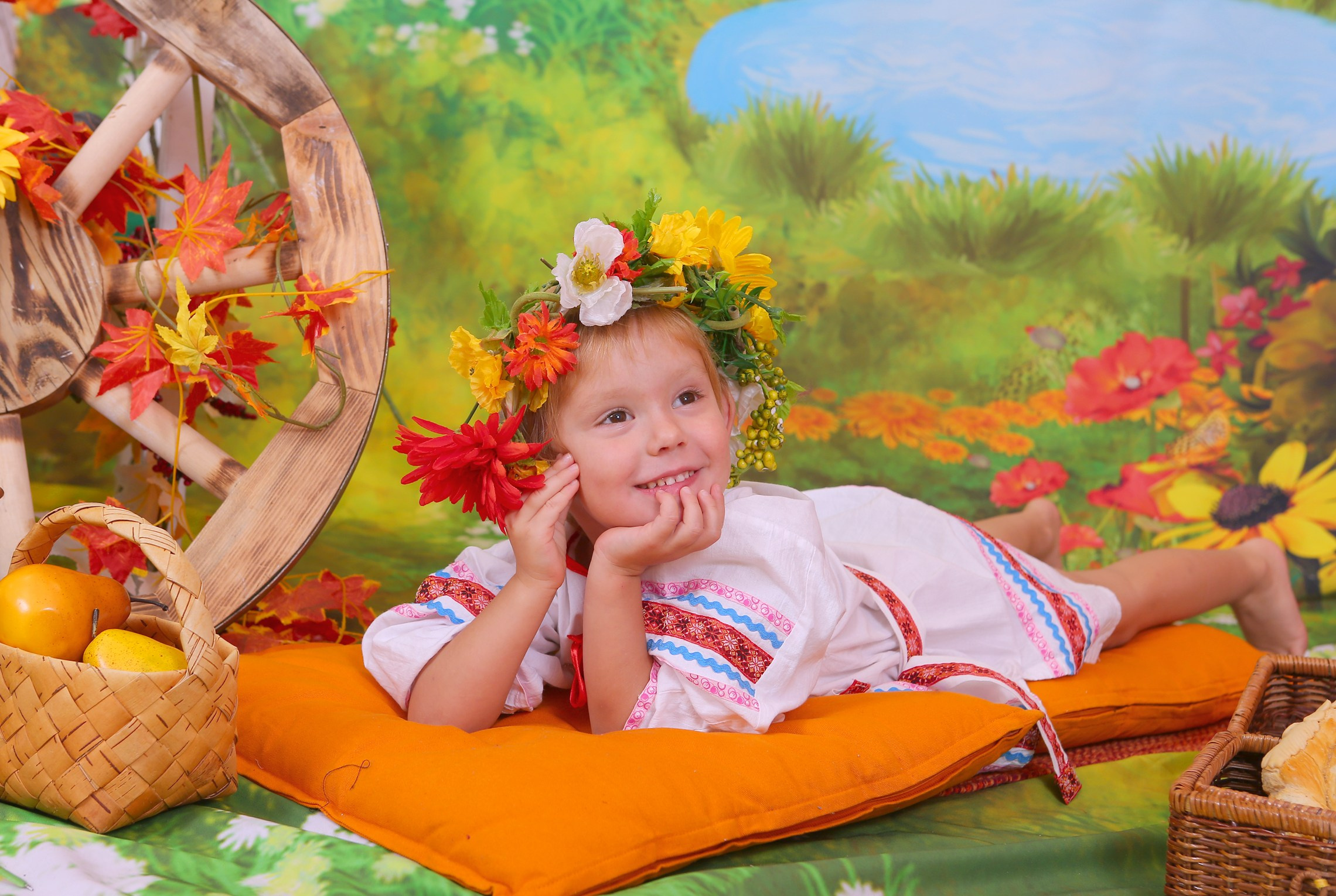 Осень в деревне. Студия детской и семейной фотографии 12кадров