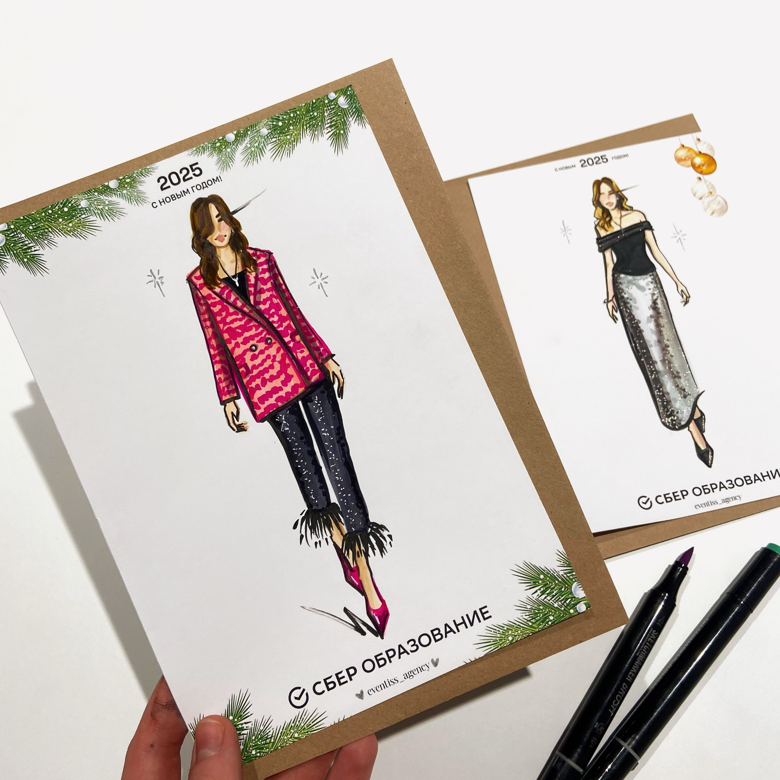 Модные фэшн скетчи на мероприятия. Eventiss art agency| Художники и арт-услуги на мероприятие Москва и МО