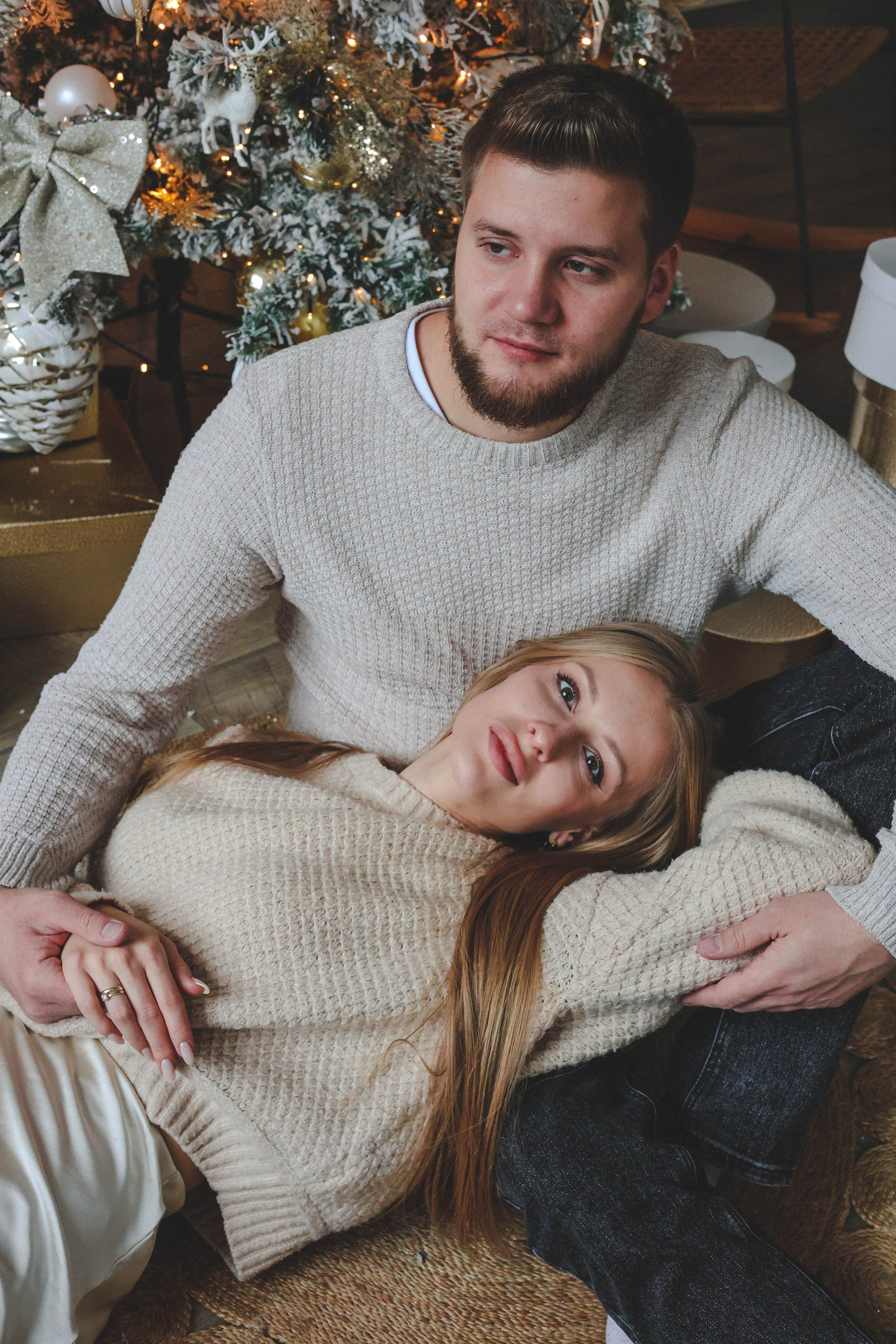 Новогодняя история «Кира и ее семья». Фотограф в Москве Анастасия Калинина