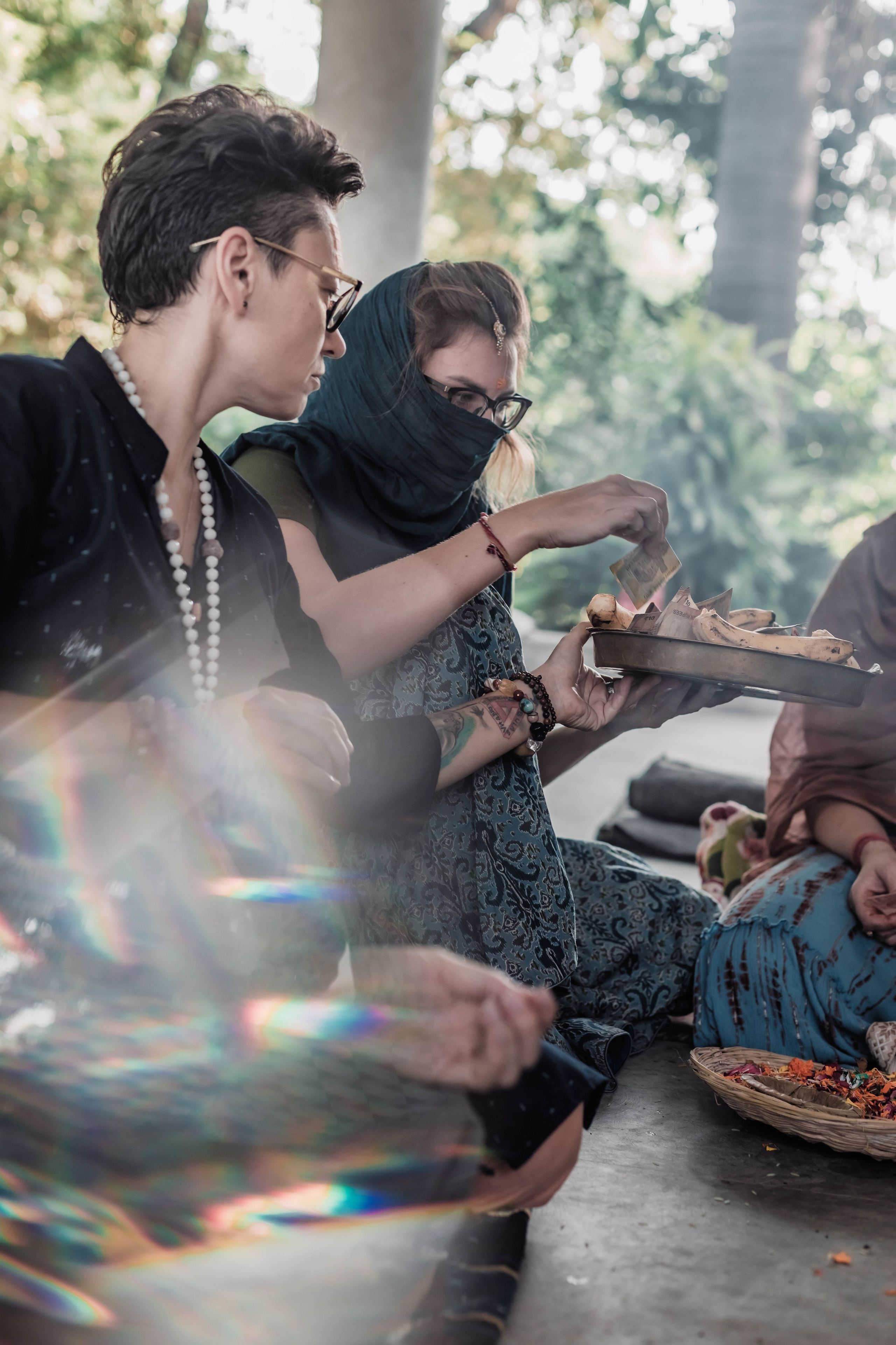 Pitri Paksha yagyas & poojas Devraha Baba ji ashram. Mariam Bagdasaryan