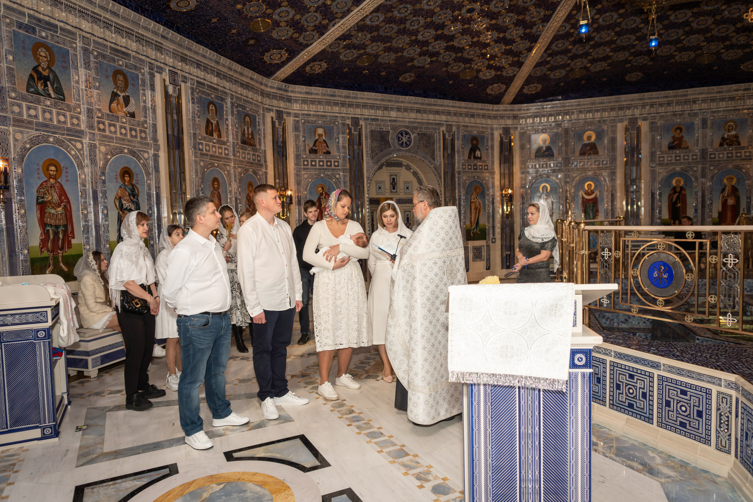 Крещение. Семейный и детский фотограф в Москве Евгения Миронова