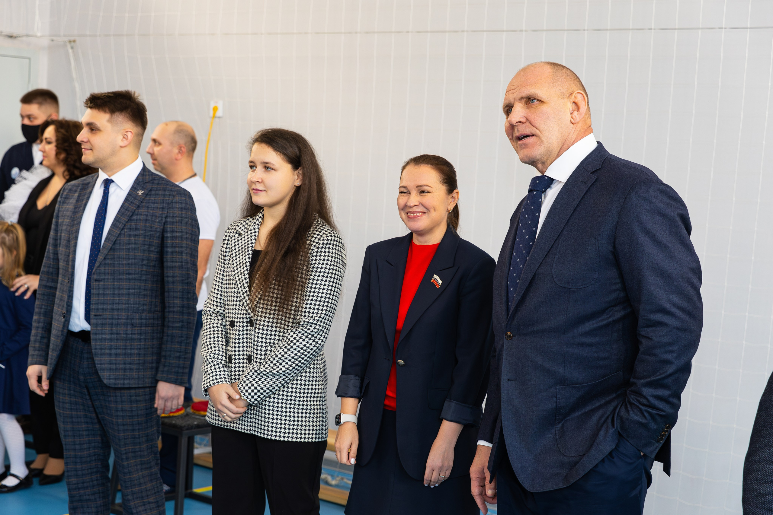 Открытия спортивного зала по вольной борьбе. В школе № 221. Фотограф Александр Поздняков  Новосибирск