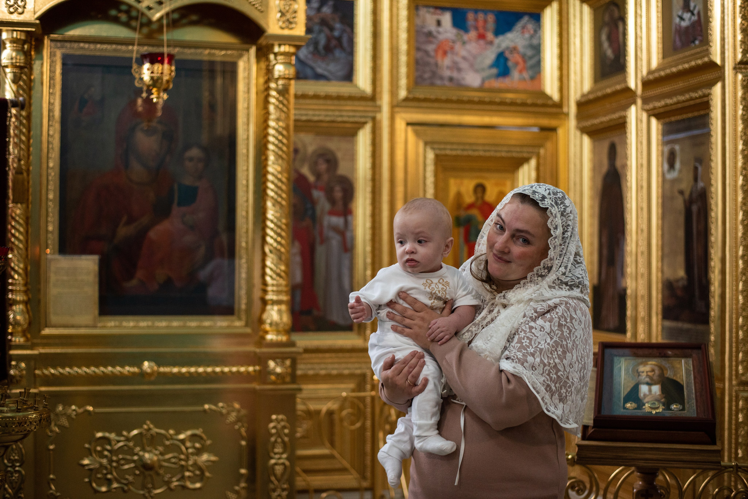 Крещение в Митрофаньевской Церкви. Фотограф новорожденных Воронеж — Дорохина Яна. Семейный фотограф