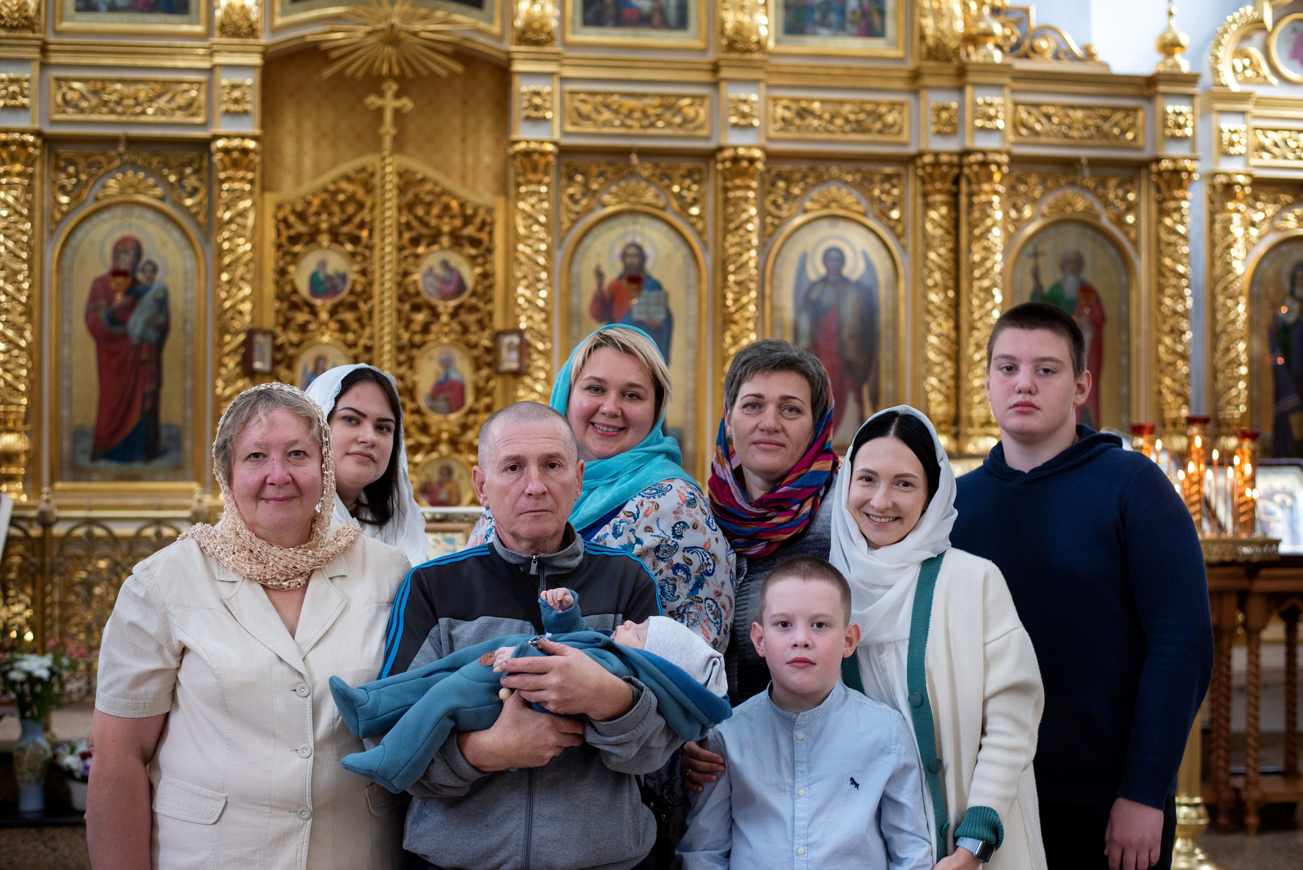 Крещение в Андреевской Церкви. Фотограф новорожденных Воронеж — Дорохина Яна. Семейный фотограф
