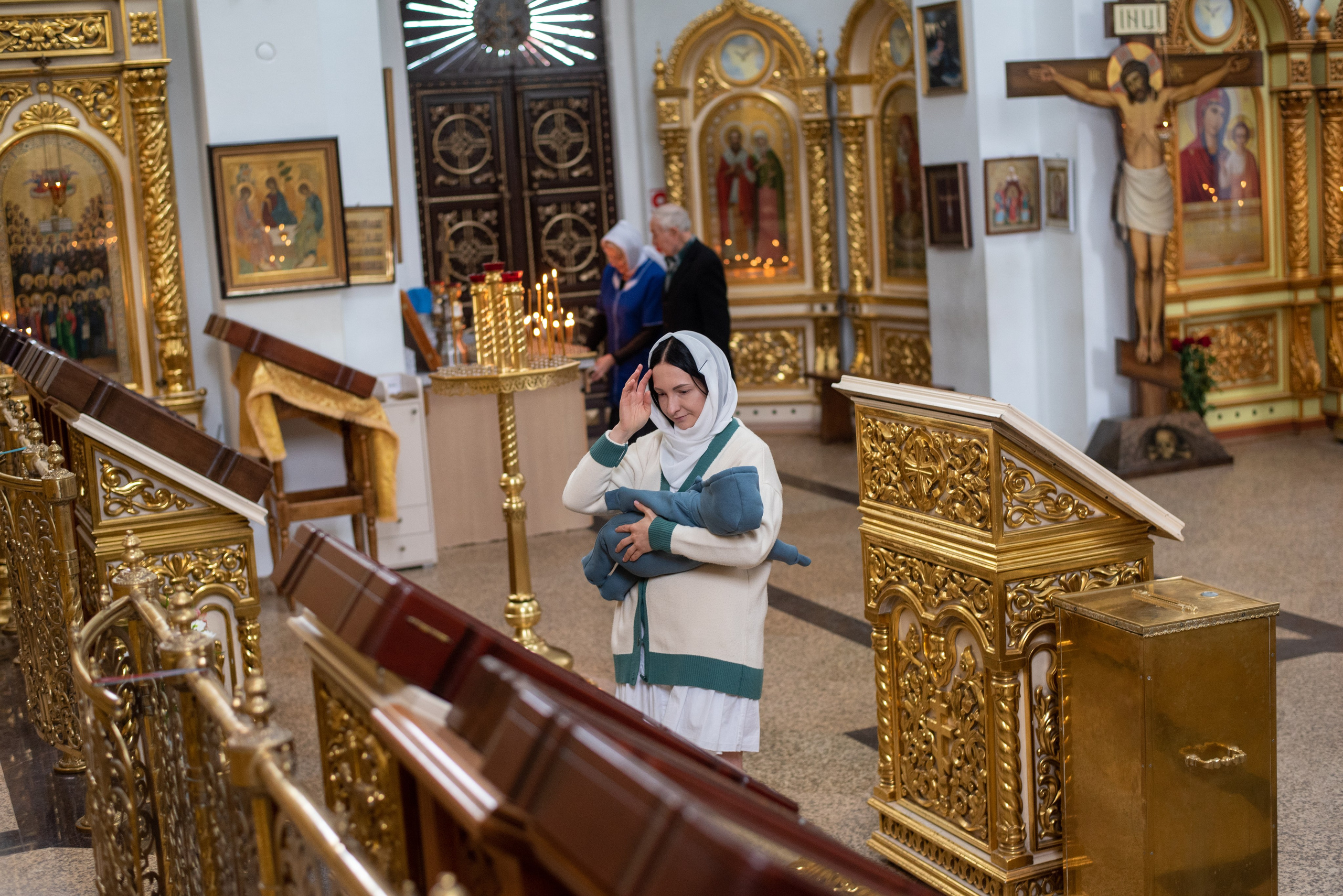Крещение в Андреевской Церкви. Фотограф новорожденных Воронеж — Дорохина Яна. Семейный фотограф