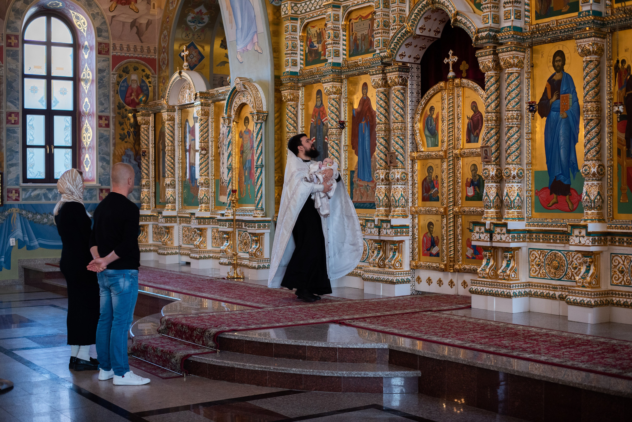 Крещение в Церкви иконы Божией Матери Всецарица. Фотограф новорожденных Воронеж — Дорохина Яна. Семейный фотограф
