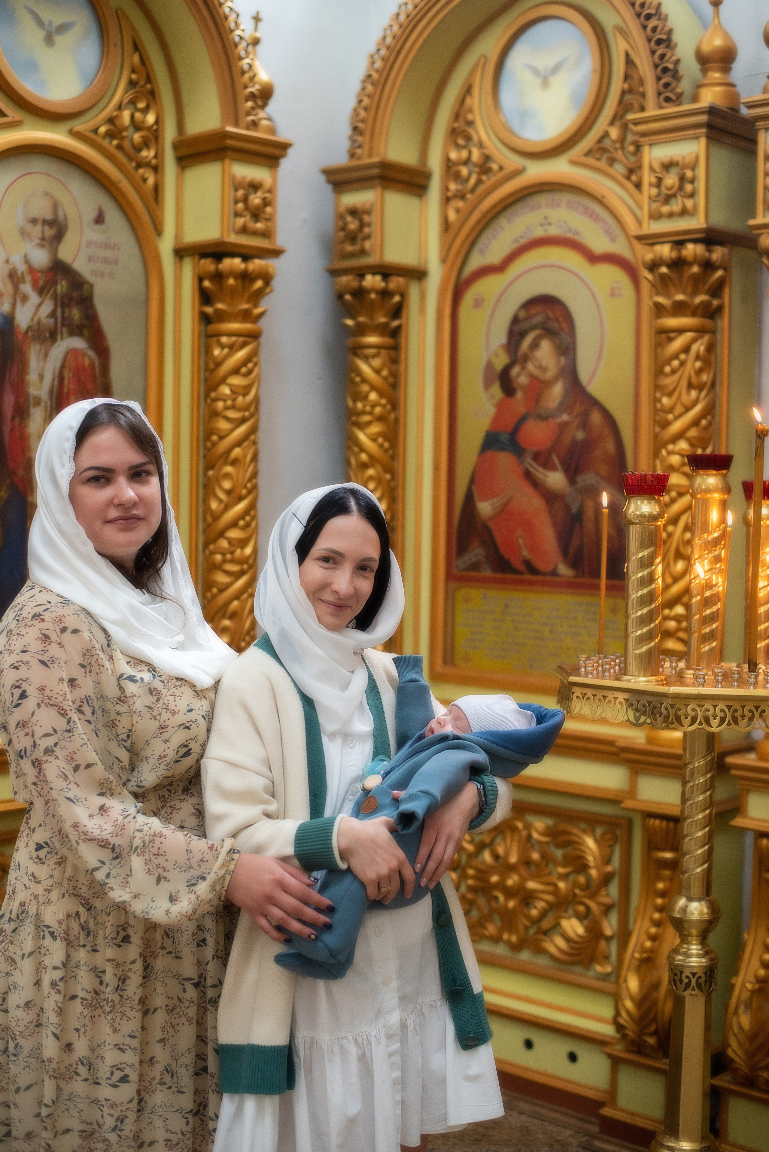 Крещение в Андреевской Церкви. Фотограф новорожденных Воронеж — Дорохина Яна. Семейный фотограф