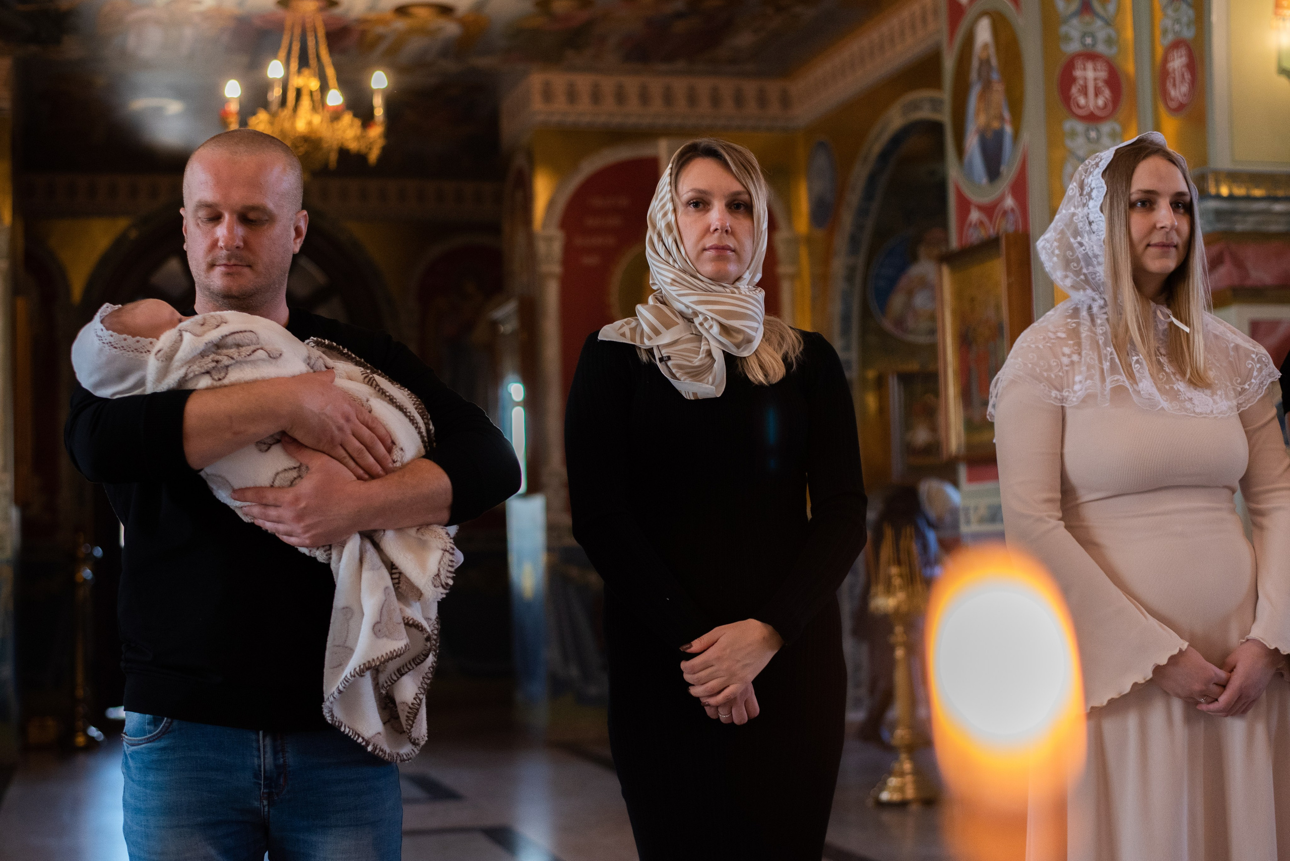 Крещение в Церкви иконы Божией Матери Всецарица. Фотограф новорожденных Воронеж — Дорохина Яна. Семейный фотограф