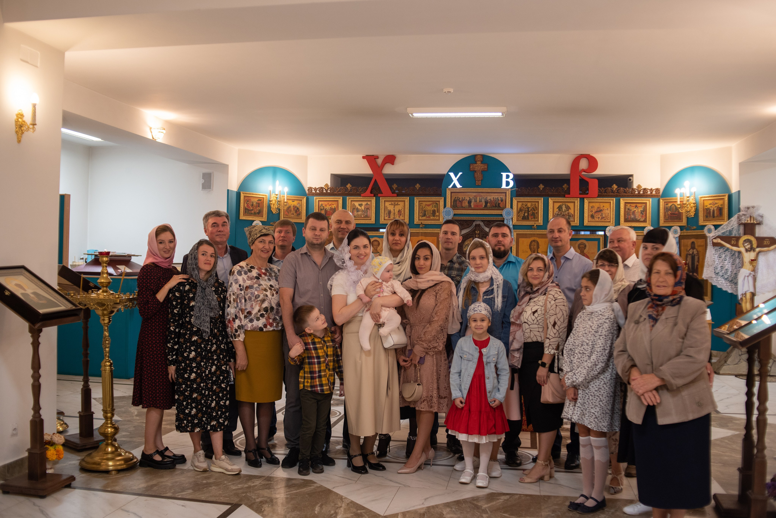 Крестины в Храме в честь иконы Божией Матери Скоропослушница. Фотограф новорожденных Воронеж — Дорохина Яна. Семейный фотограф