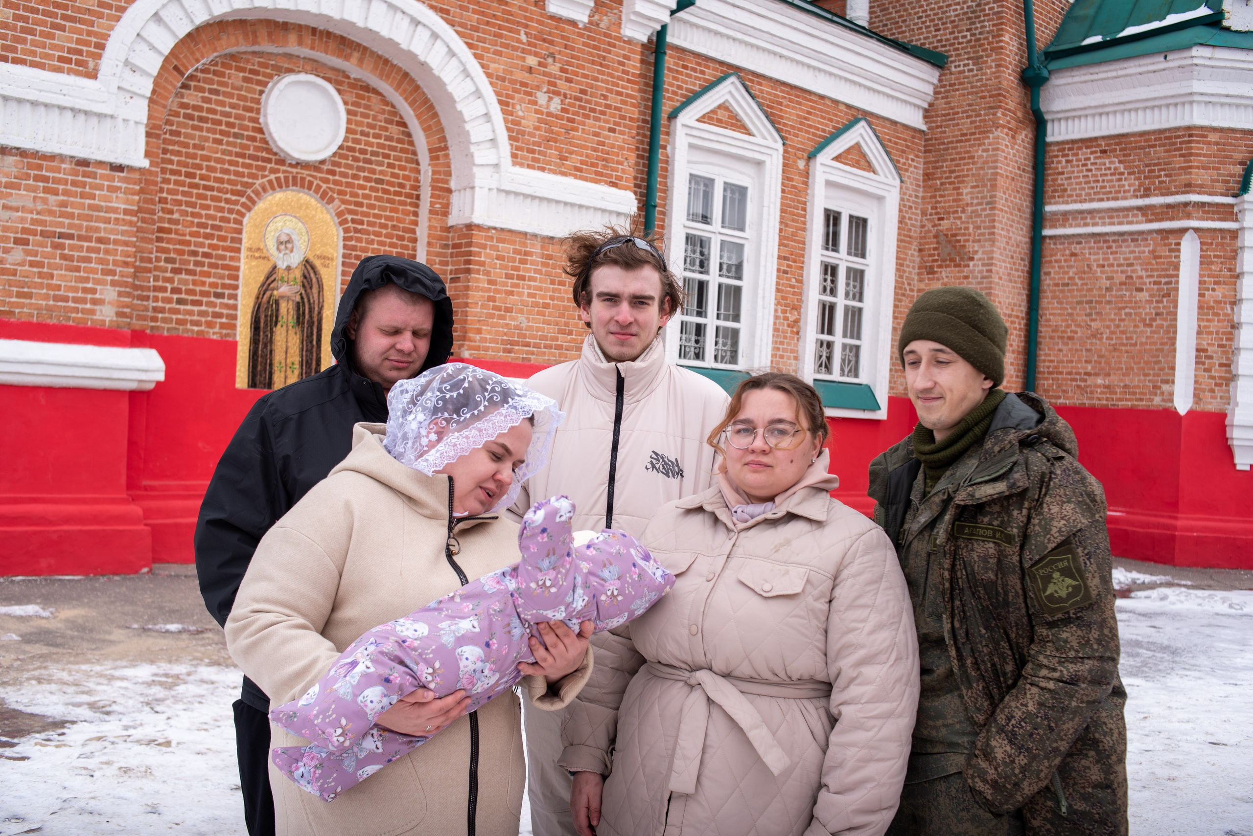 Крещение в Казанском Храме. Фотограф новорожденных Воронеж — Дорохина Яна. Семейный фотограф