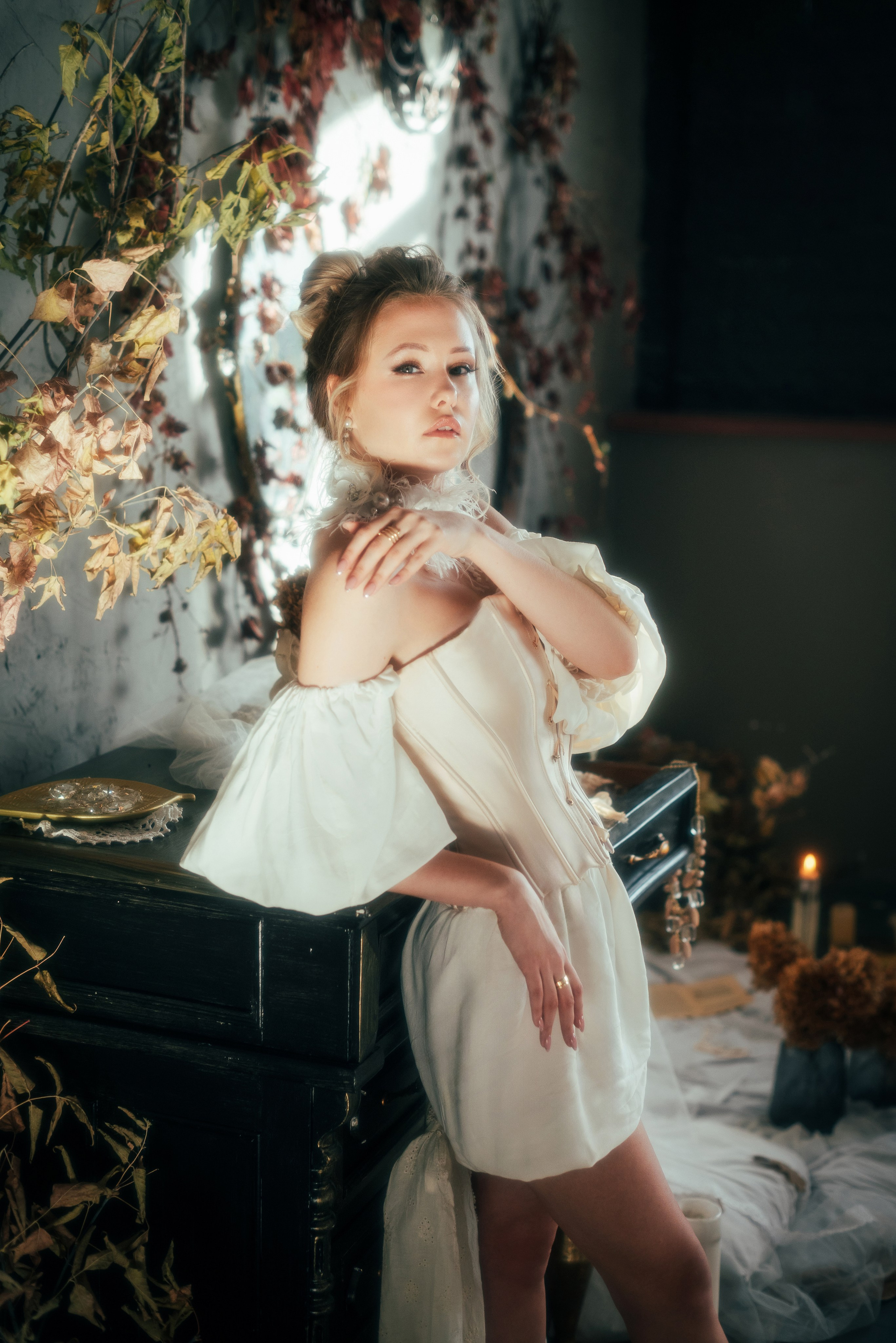 Фотосессия с дымом античном стиле Кемерово