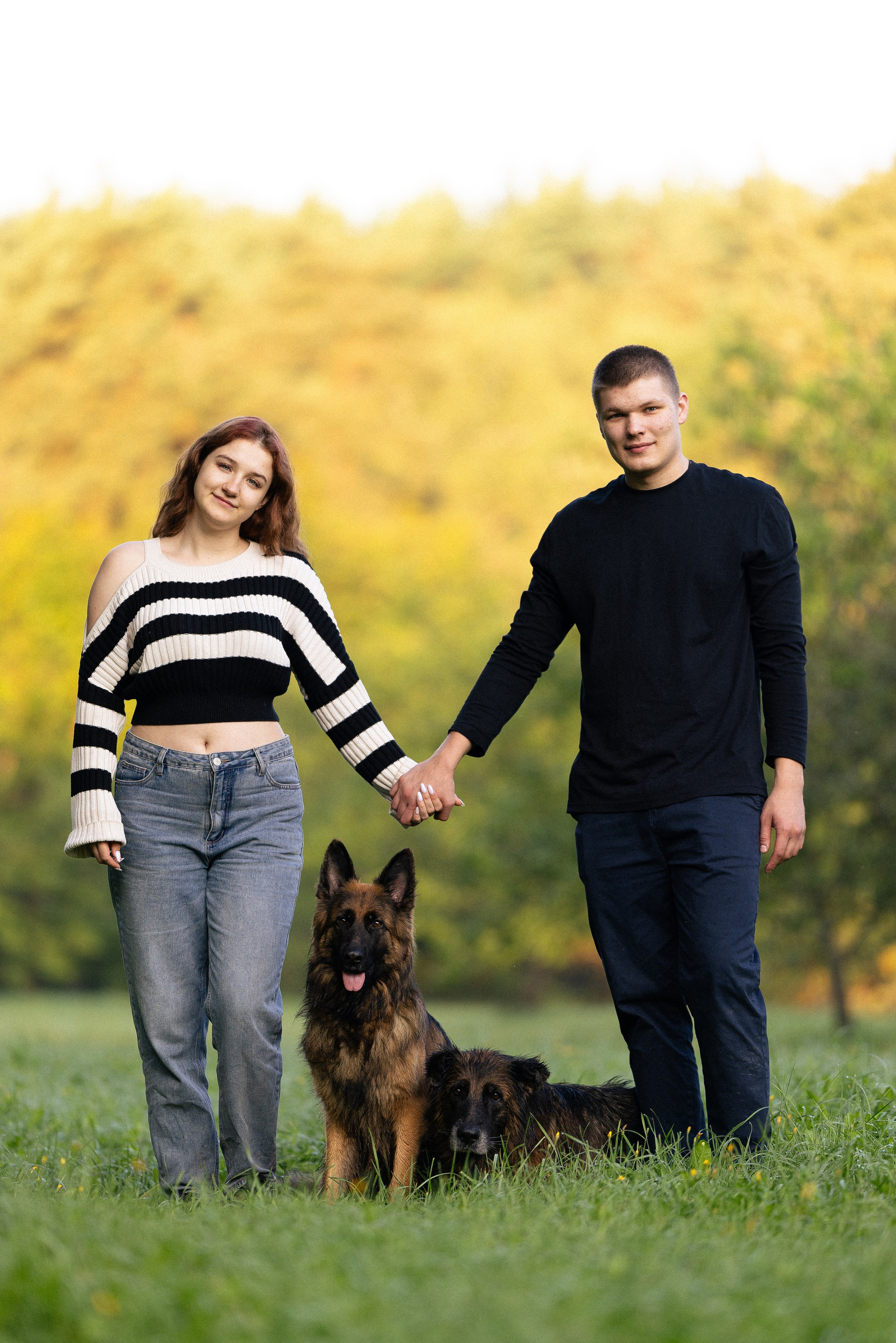 Алена, Матвей, Фанни и Фрея. Фотограф и видеограф анималист Аганина Дарья