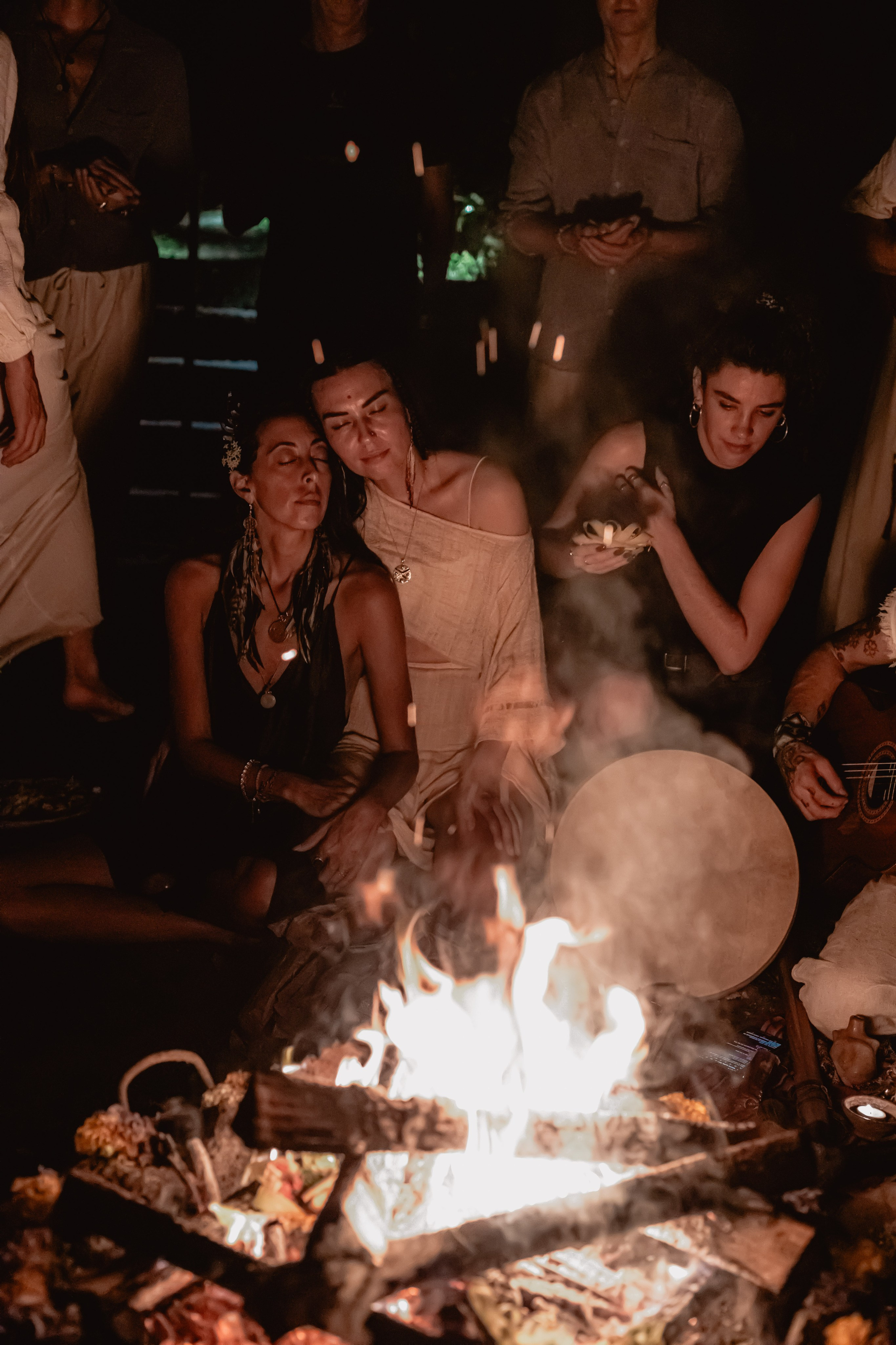 Cacao ceremony Full moon jan w Juan. Mariam Bagdasaryan