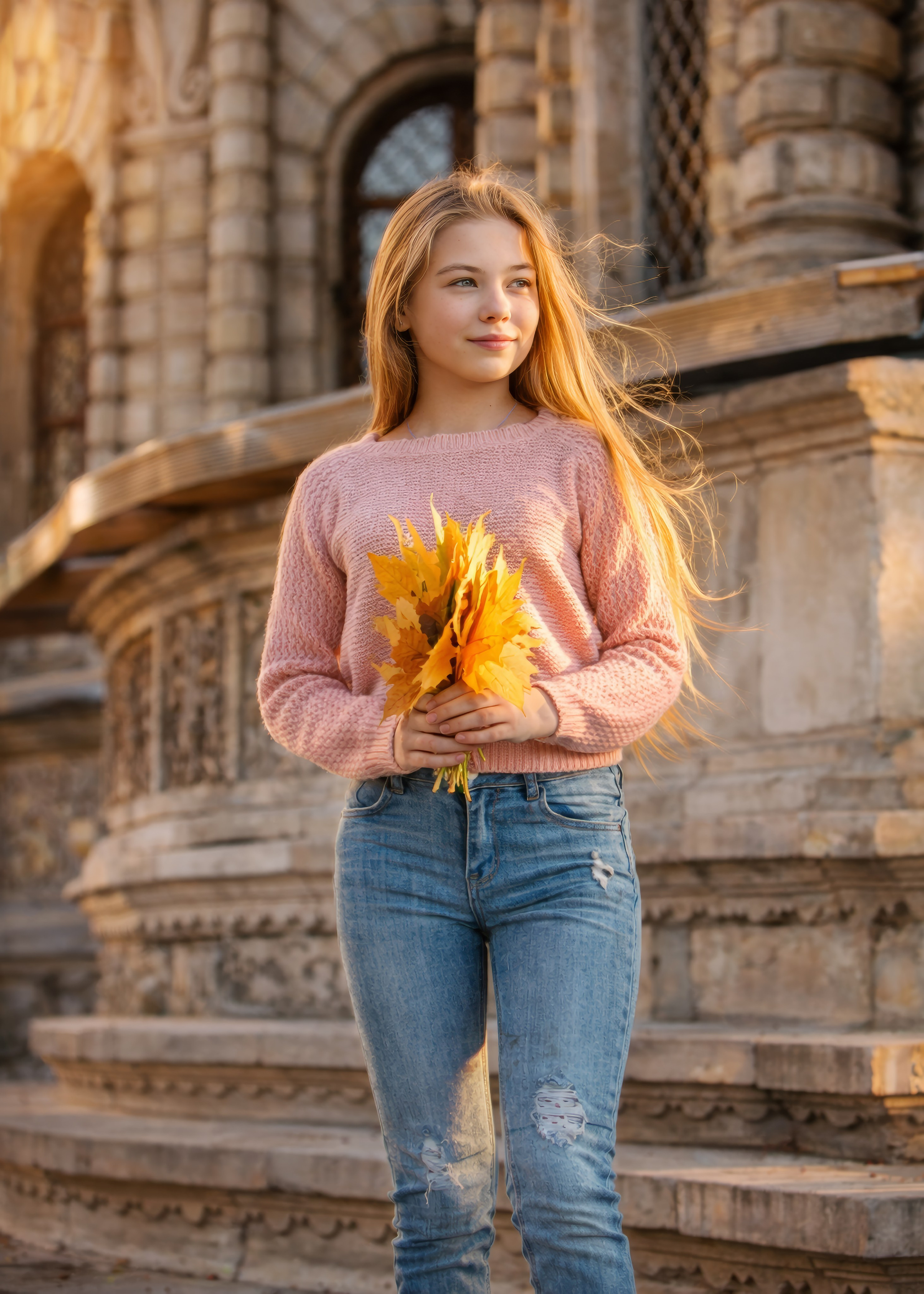 «Тёплая осень детства Арины». Семейный и детский фотограф в Москве Юлия