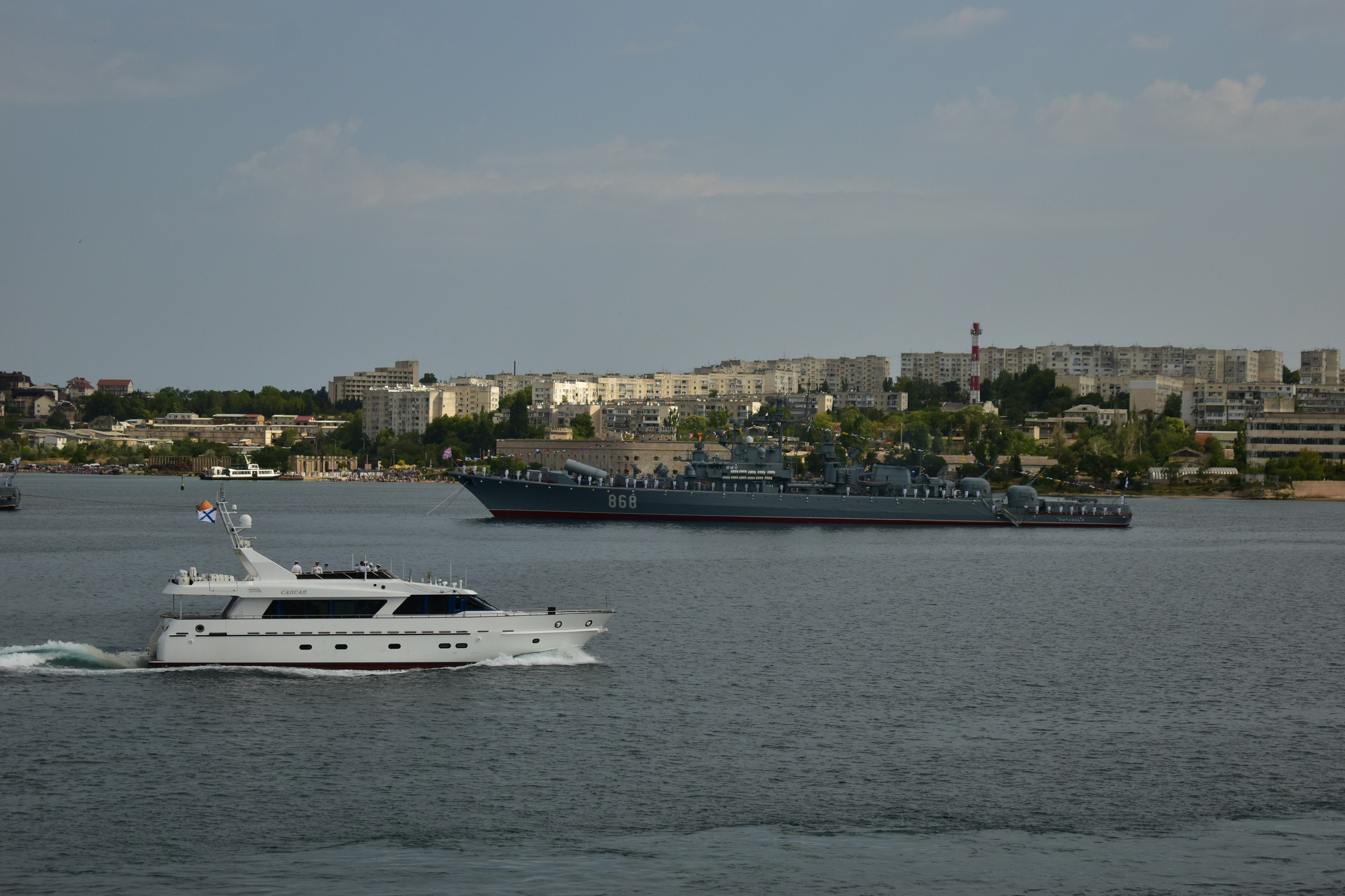 Парад ВМФ. Фотограф-ретушер в Крыму Юля Лобурец