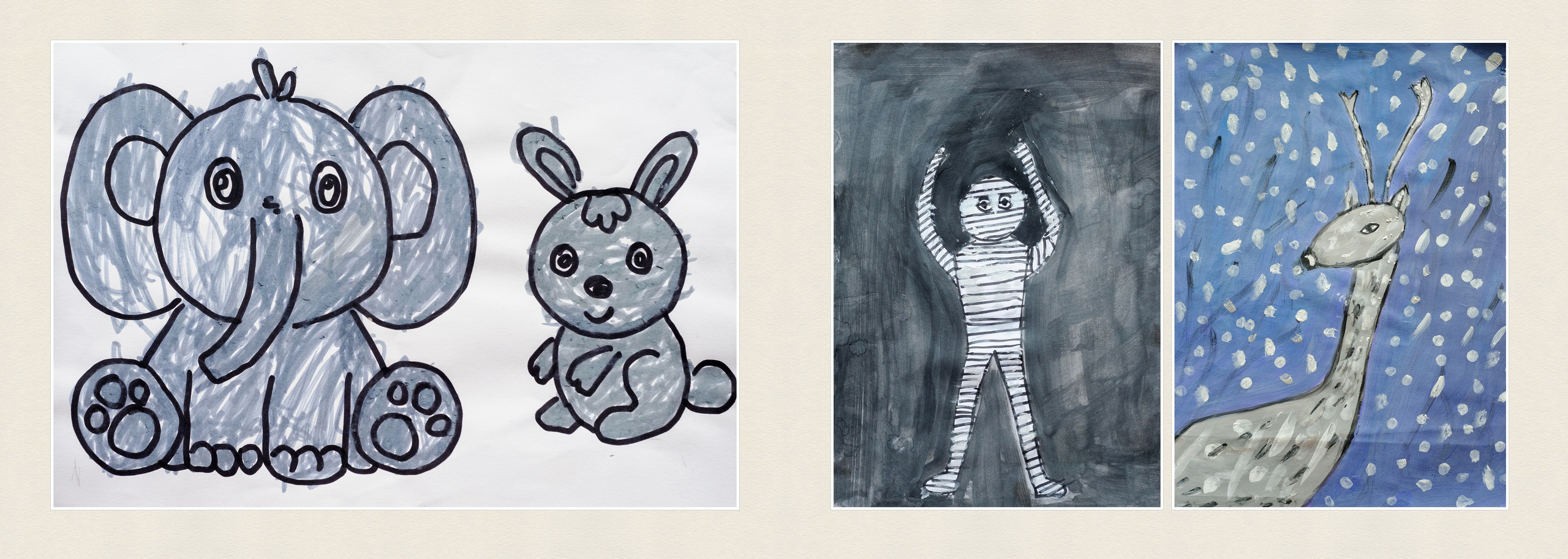 Алинины шедевры — фотокнига из рисунков. Семейный фотограф в Москве Елена Снегирева