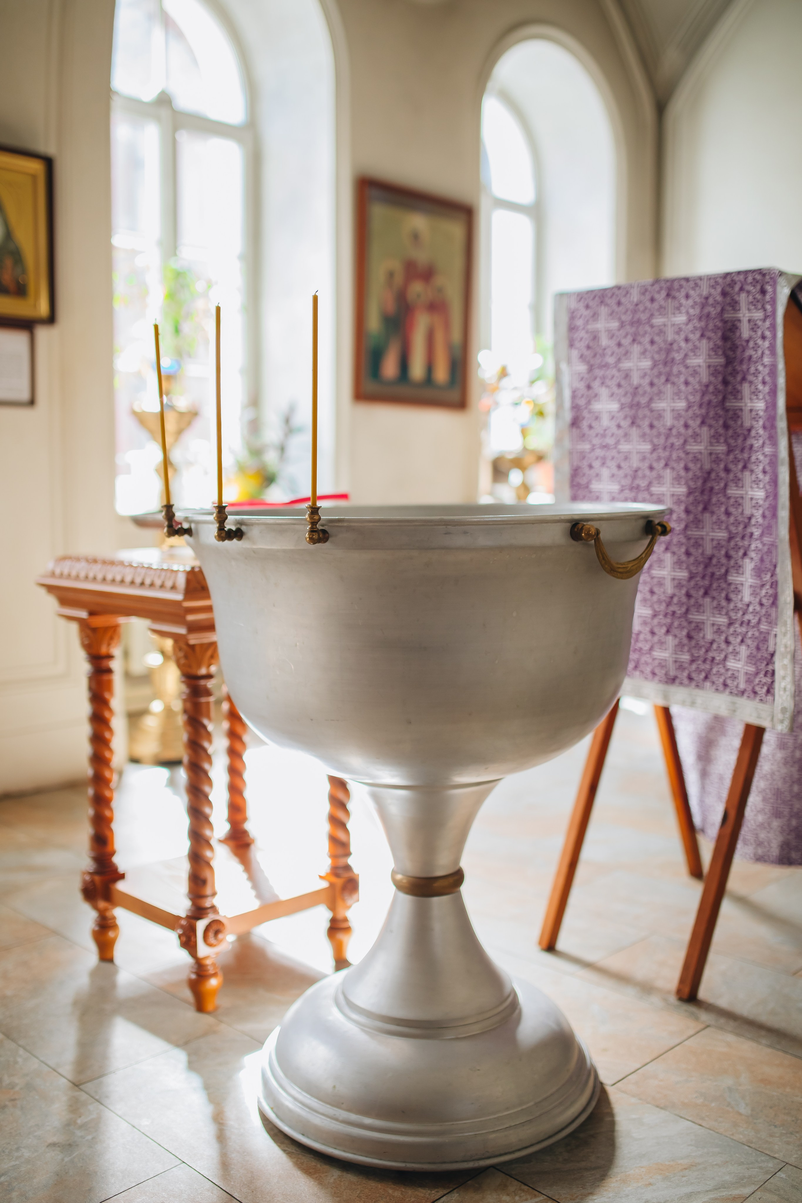 Крещение в светлом Храме. Семейный и детский фотограф в Москве Дорогова Екатерина