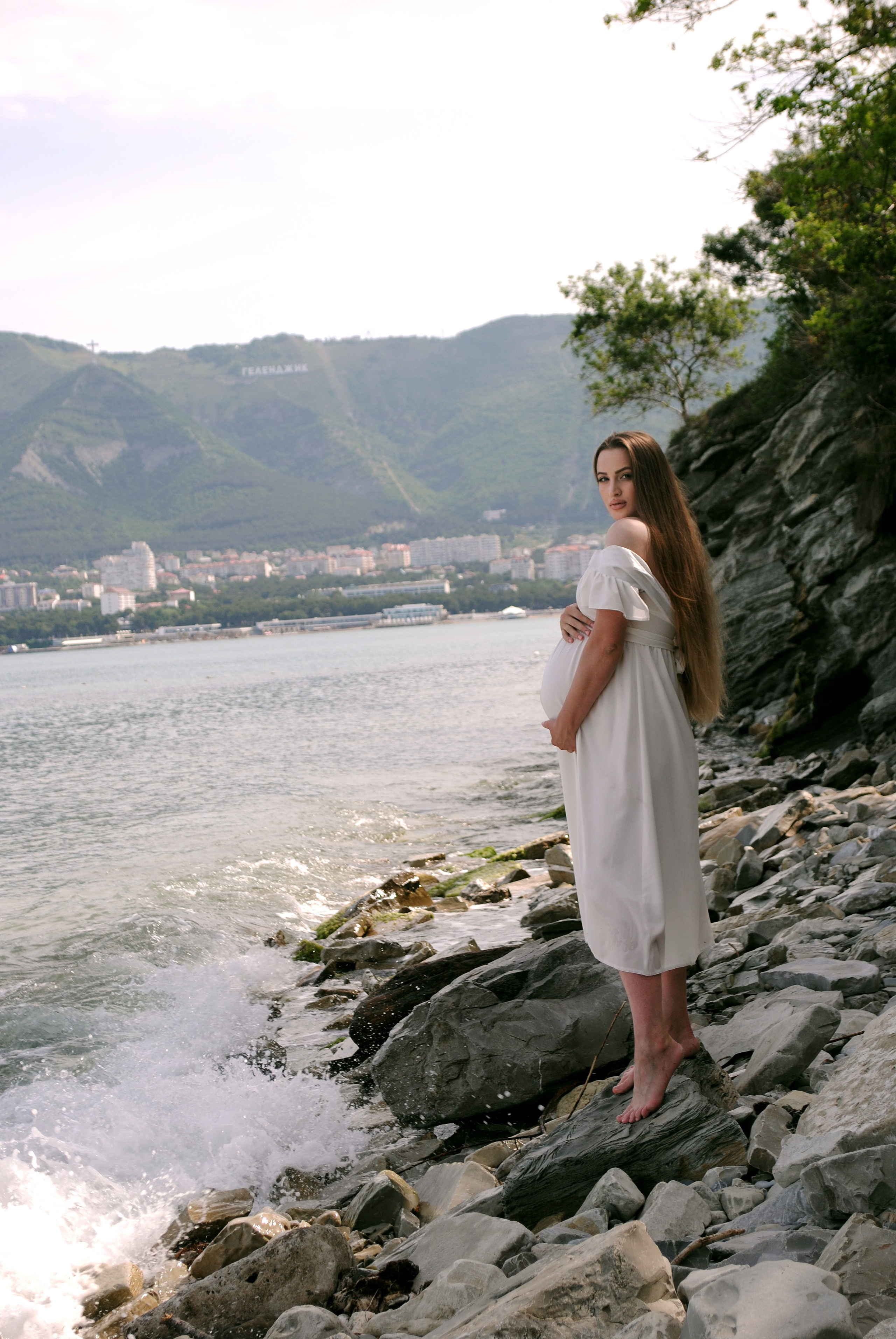 Беременность на берегу моря. Фотограф Мария Мусаелян