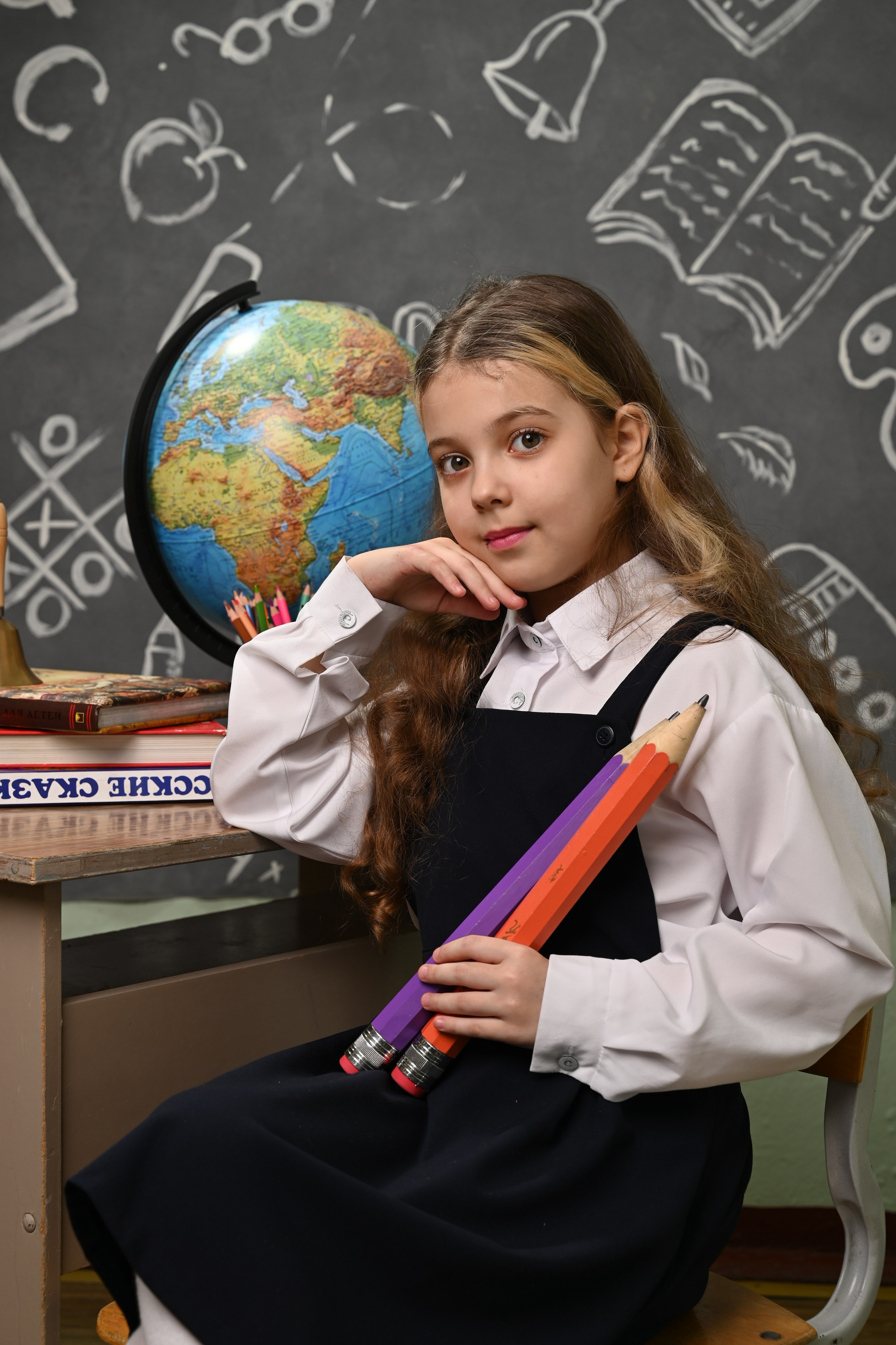 Школьная виньетка. Детский и семейный фотограф