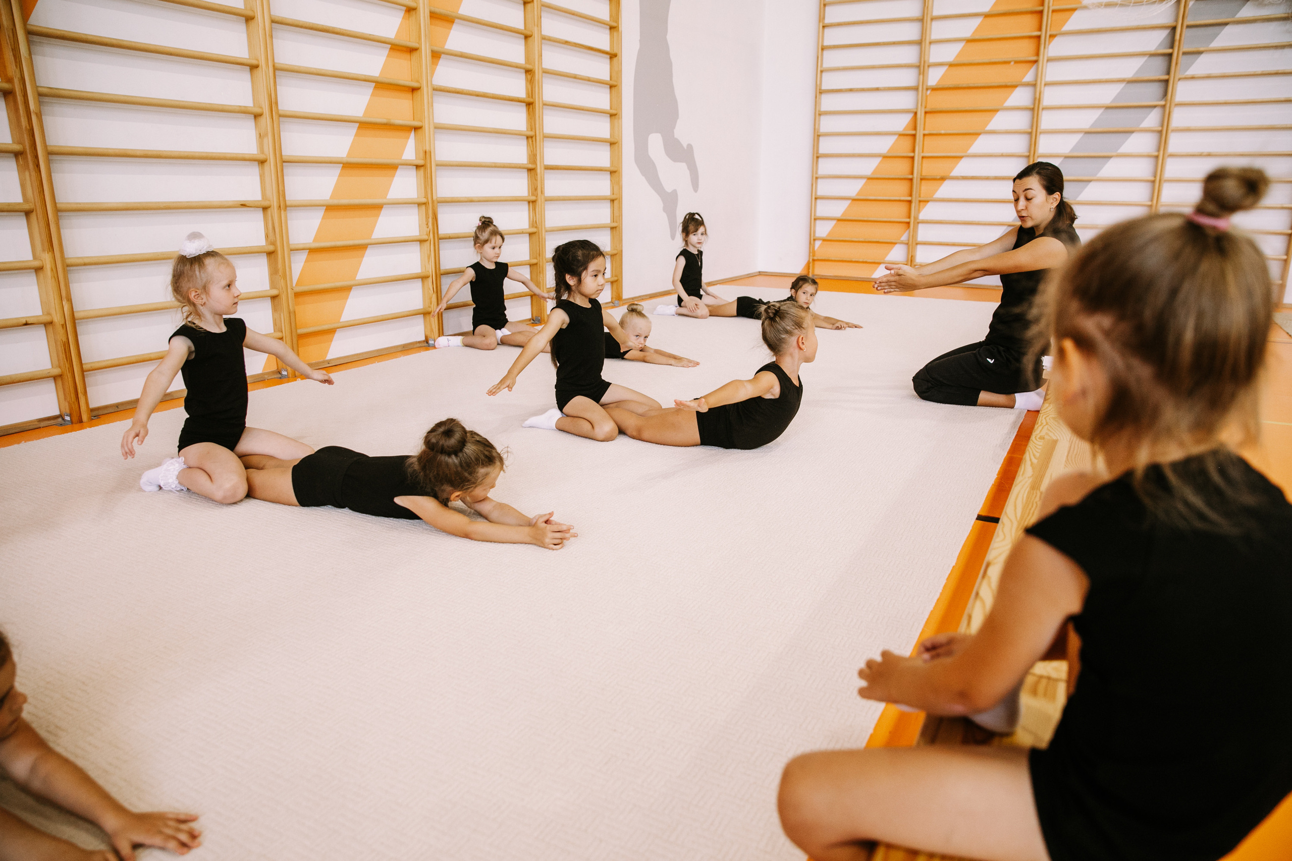 Гимнастки. Фотограф Максим Маркелов