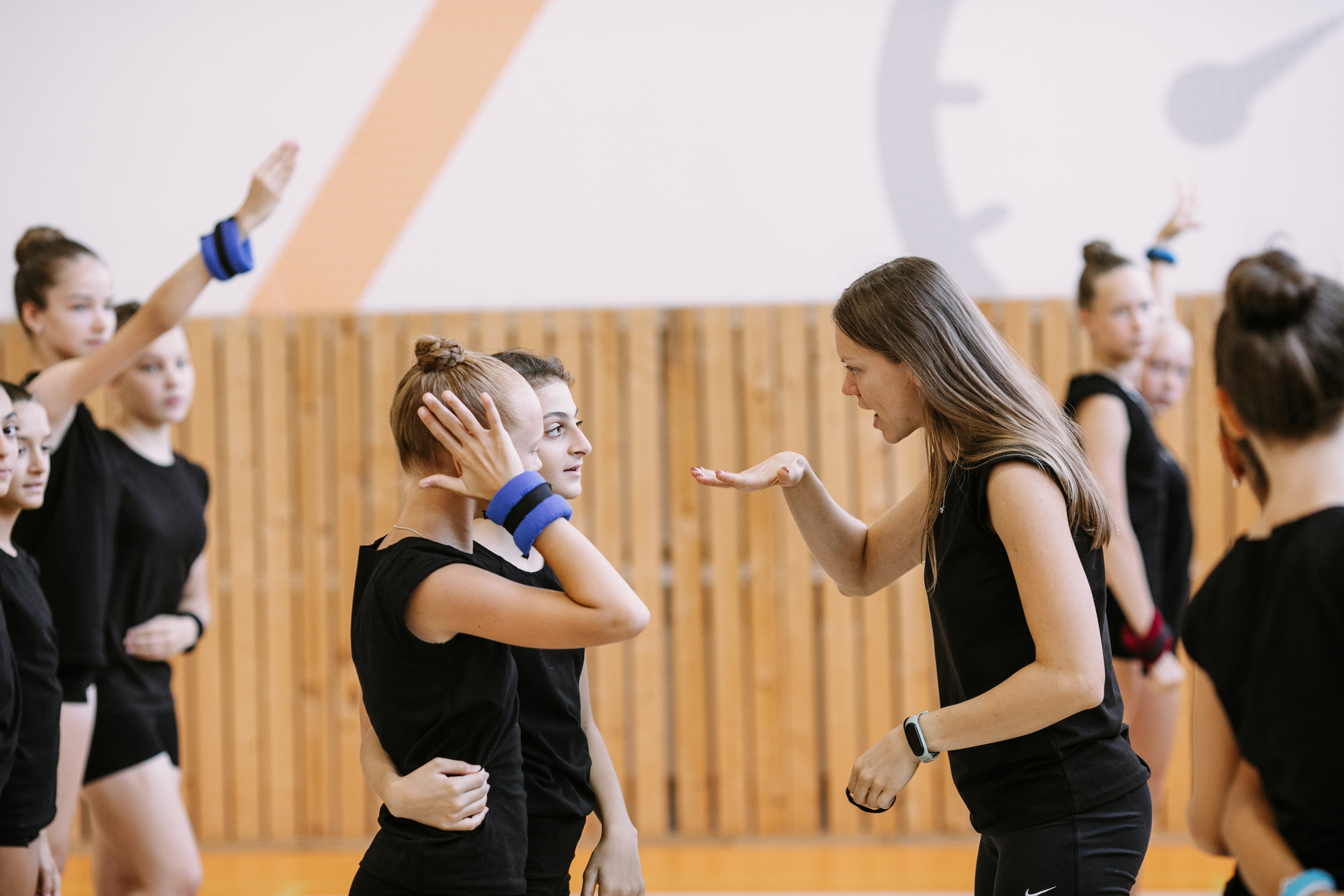 Гимнастки. Фотограф Максим Маркелов
