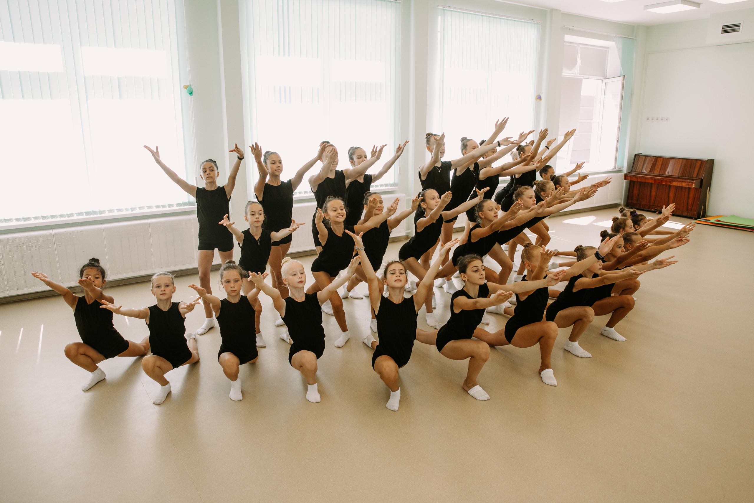 Гимнастки. Фотограф Максим Маркелов