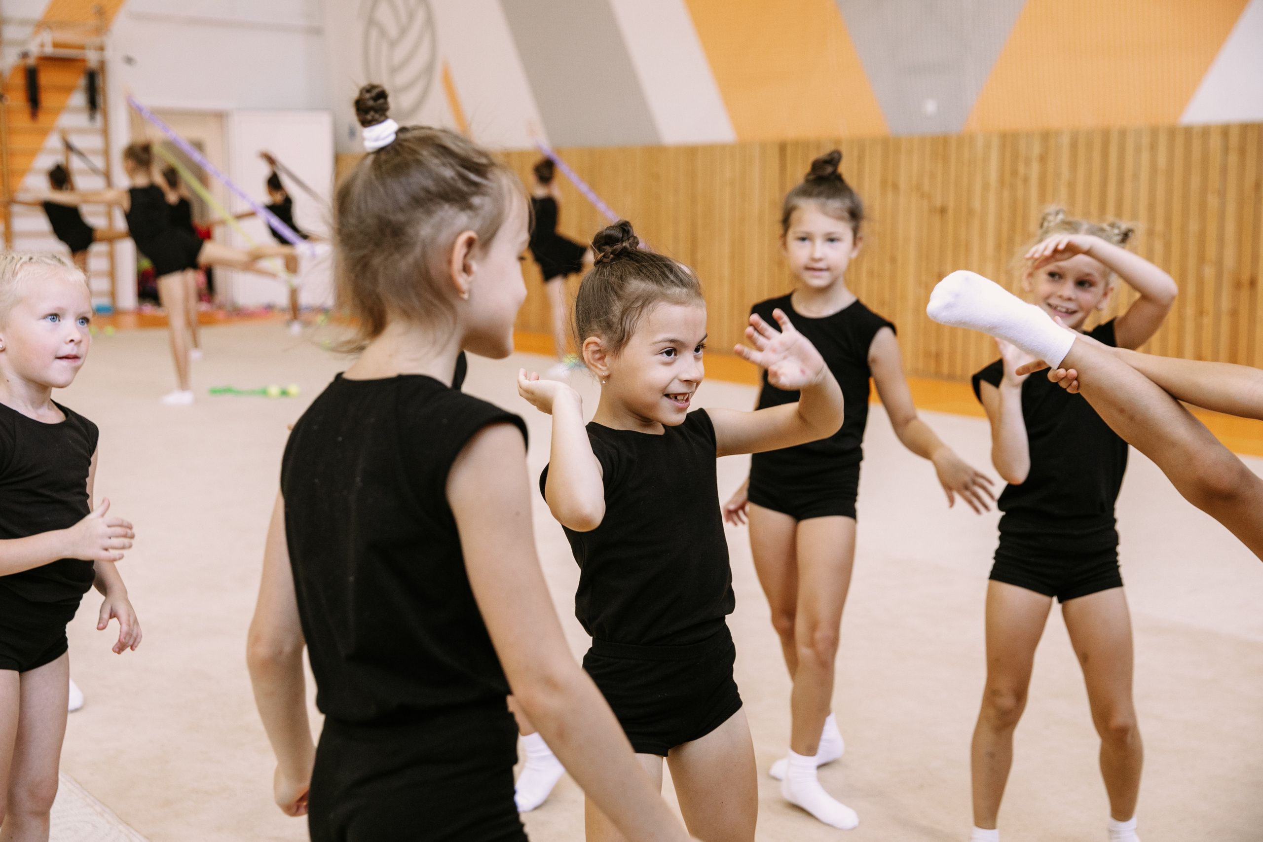 Гимнастки. Фотограф Максим Маркелов