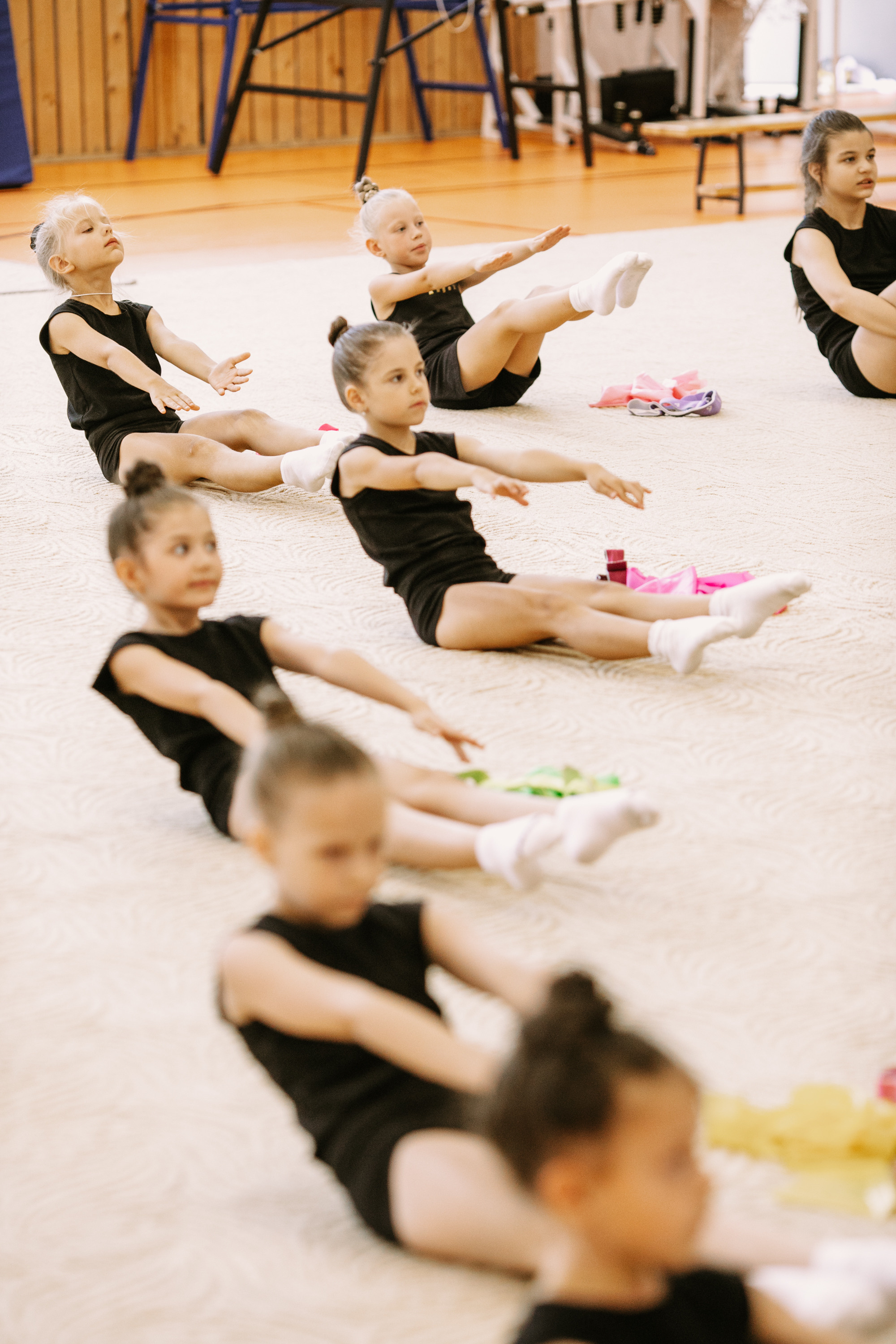 Гимнастки. Фотограф Максим Маркелов